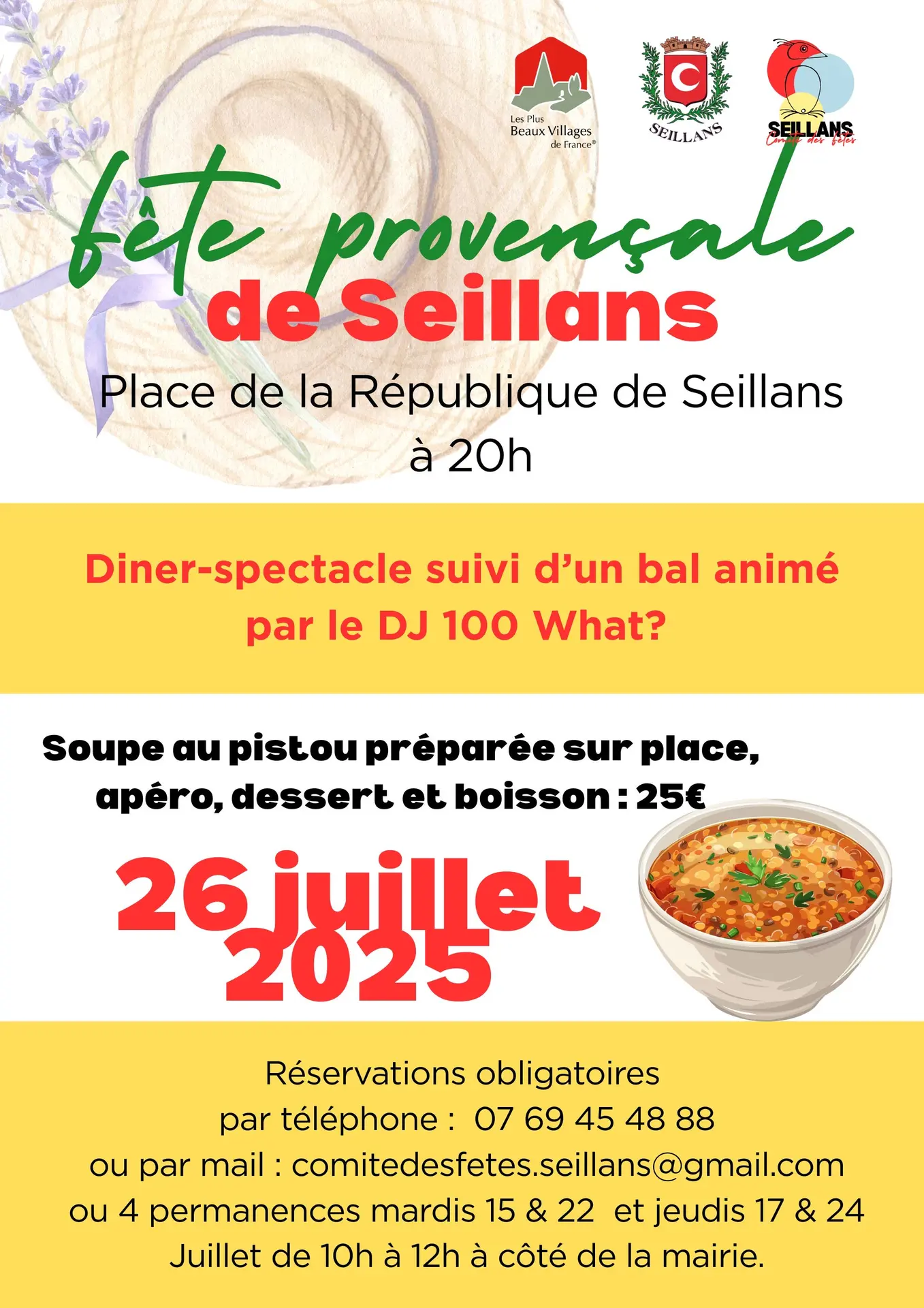 dine dansant - Soupe au pistou