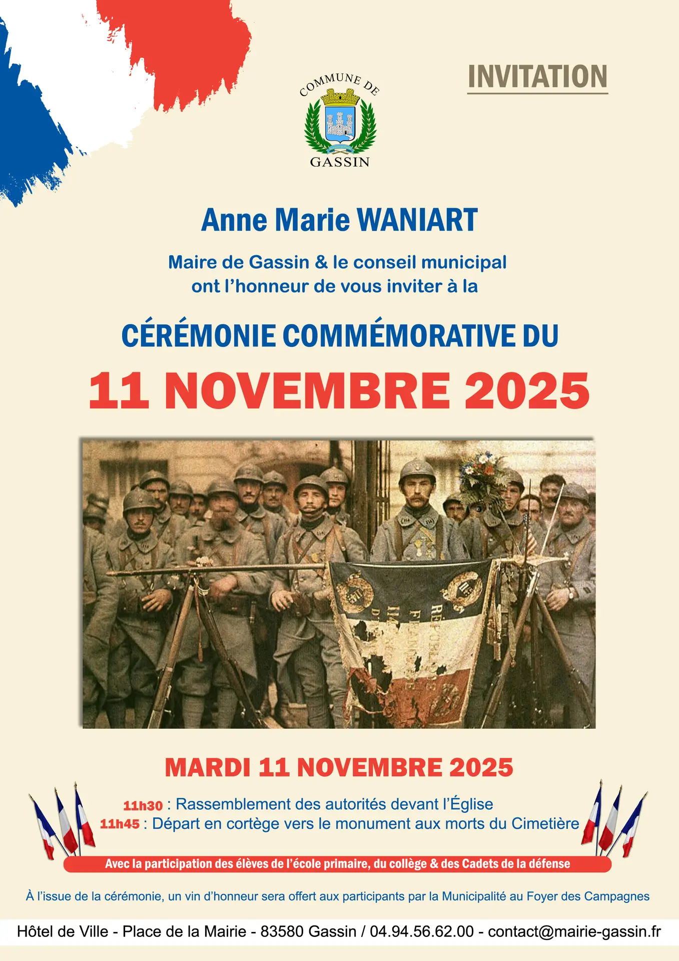 Cérémonie du 11 novembre