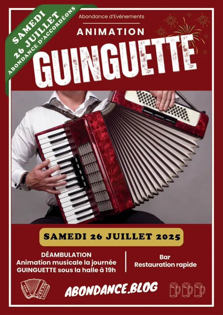 Affiche animation Guinguette