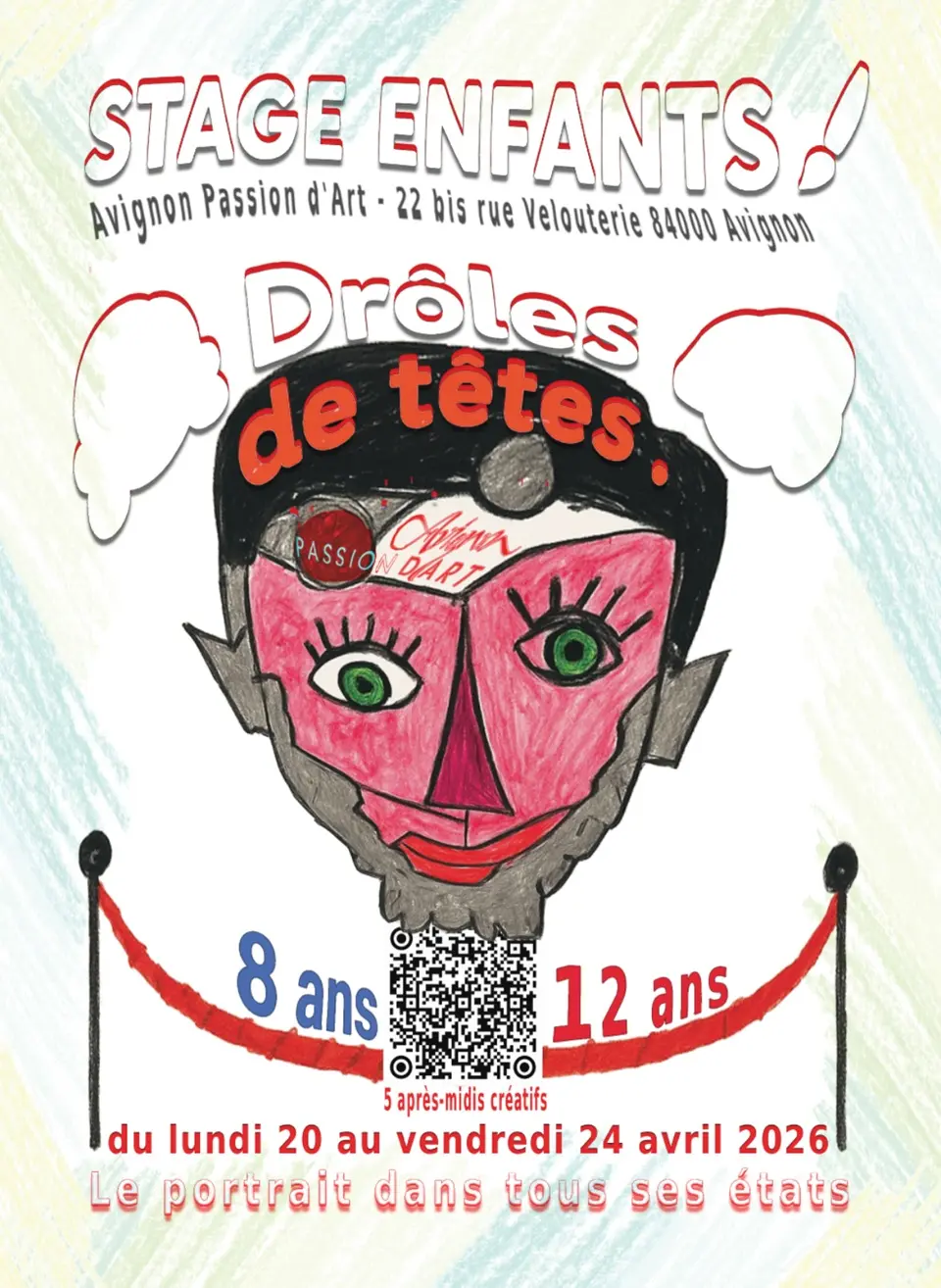 Stage jeune public  « Drôles de têtes ! »_Avignon