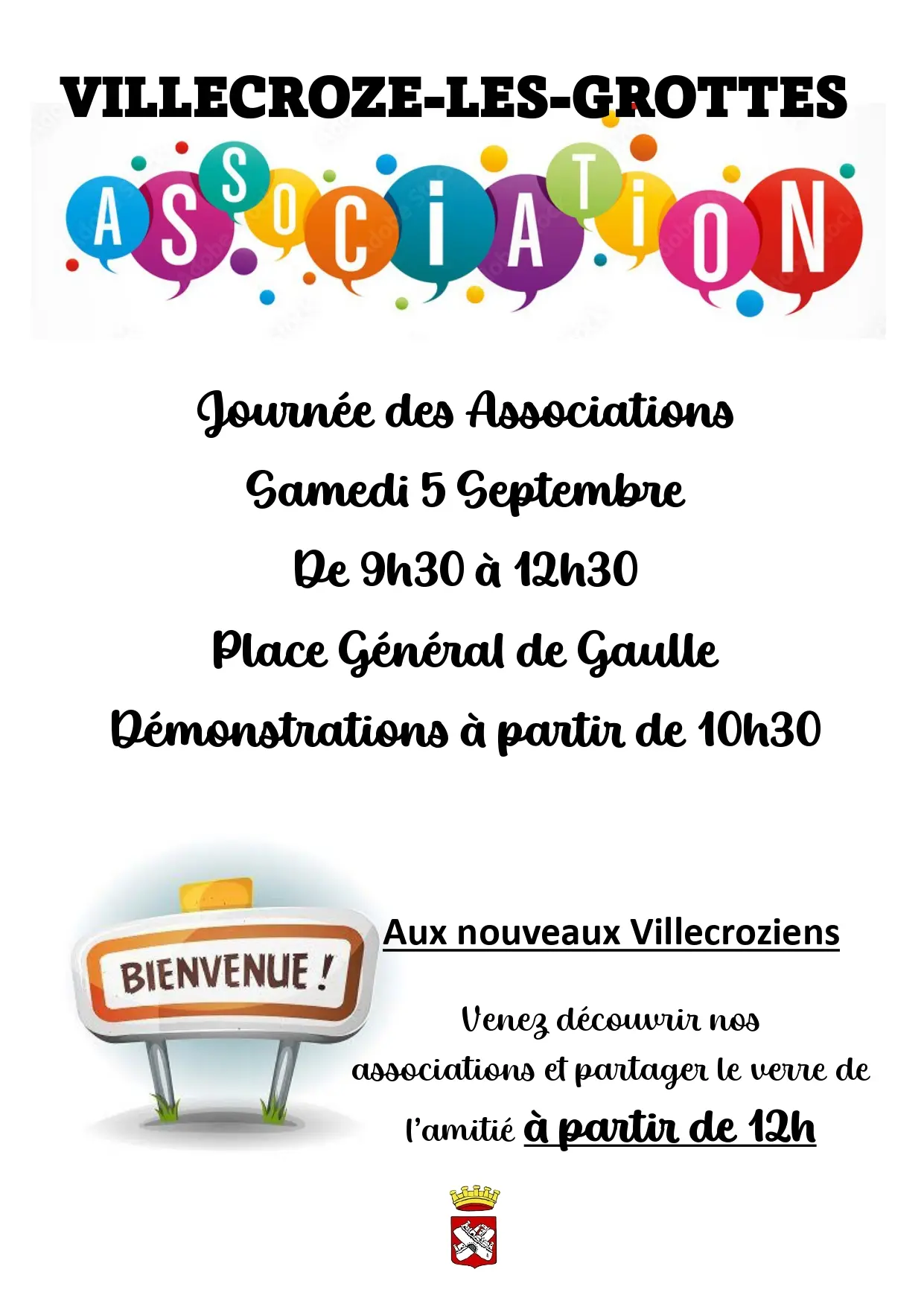 Affiche de la journée des associations