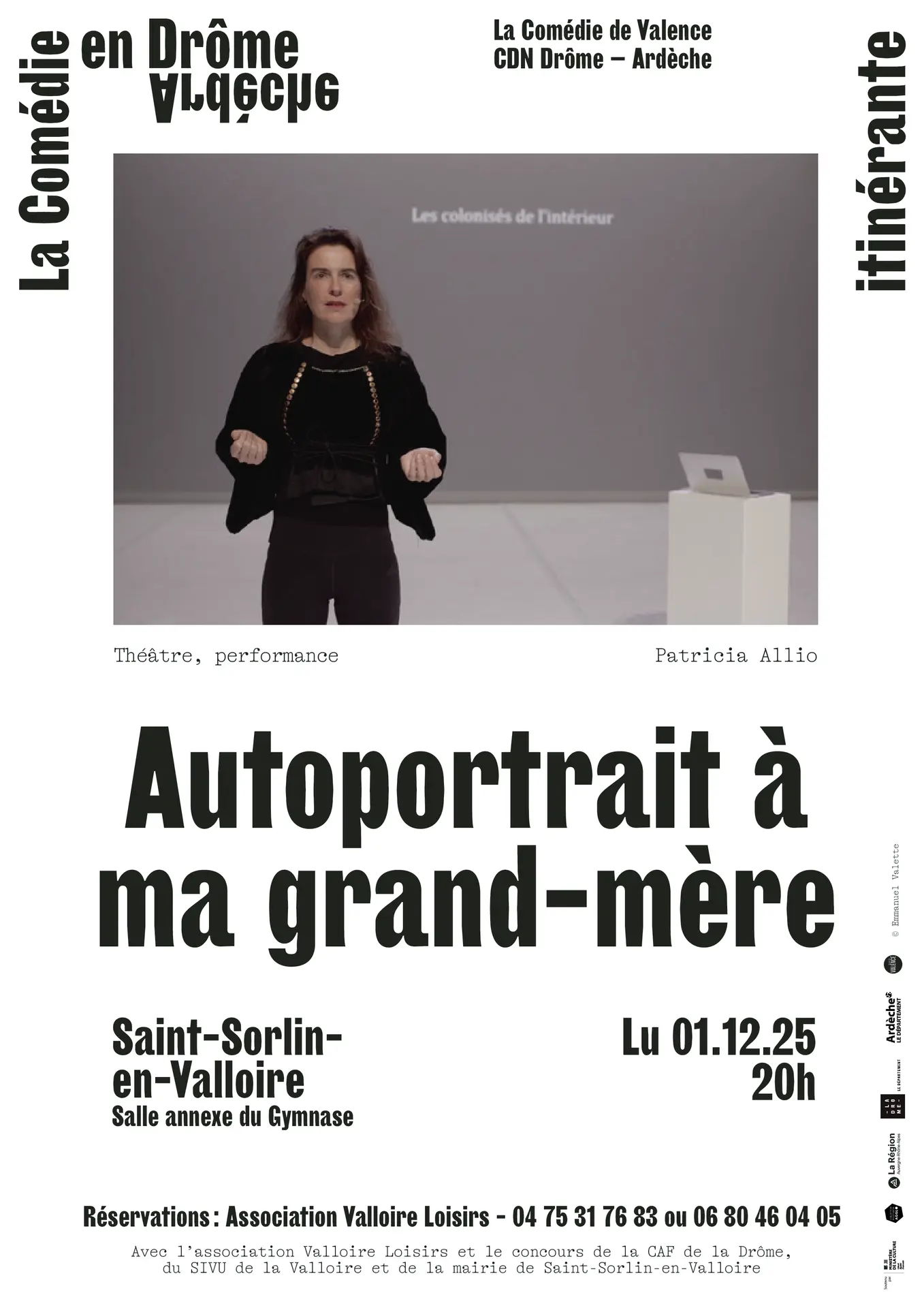 Affiche expliquant la pièce de théâtre