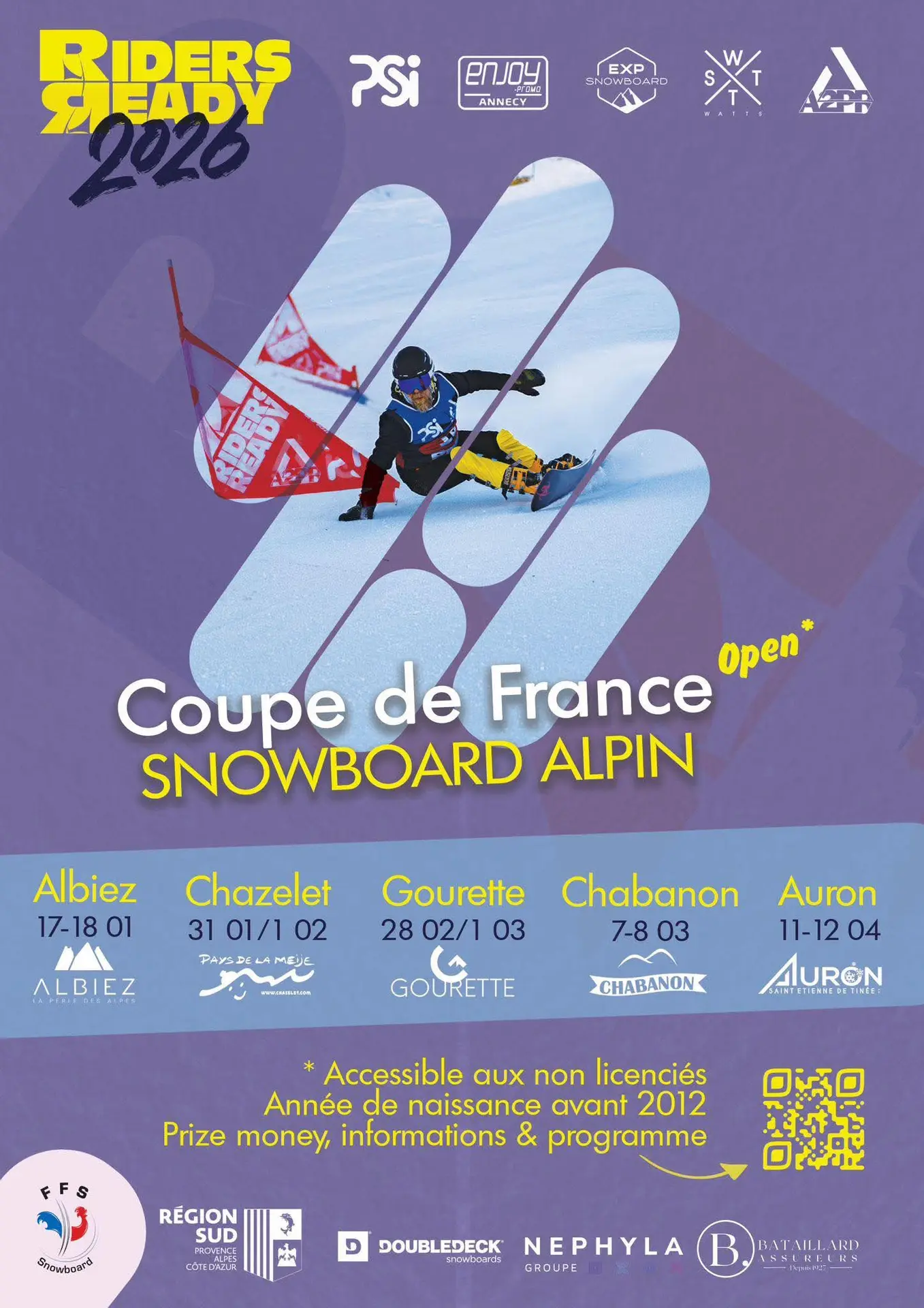 Coupe de France de snowboard au Chazelet