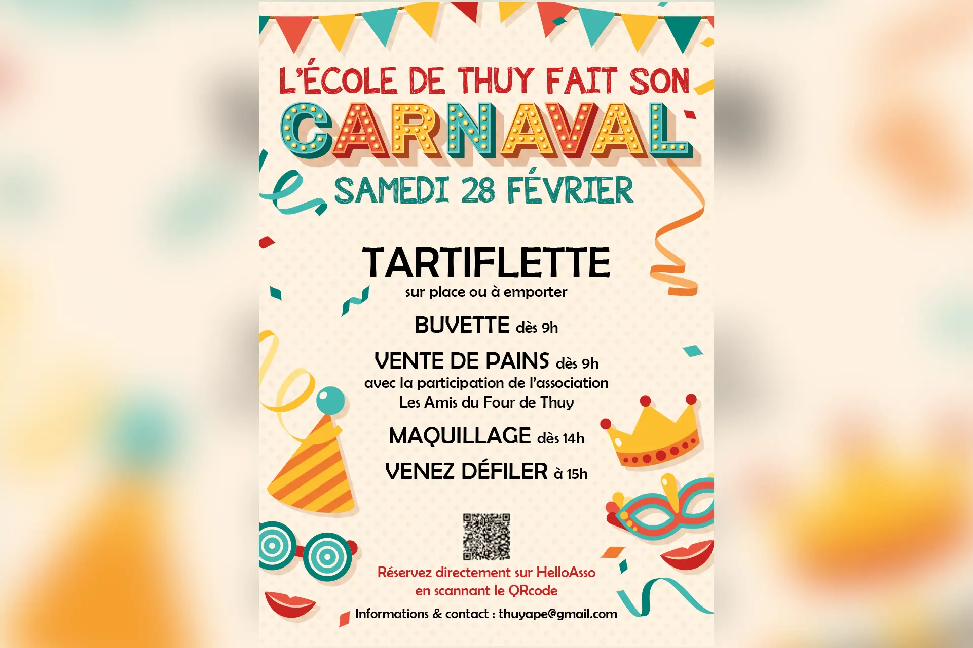 Carnaval à l'école de Thuy_Thônes