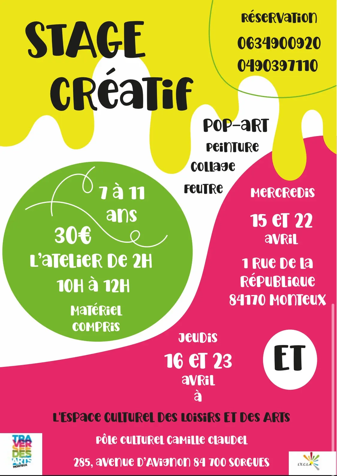 Stage créatif POP-ART avec RALAU_Monteux