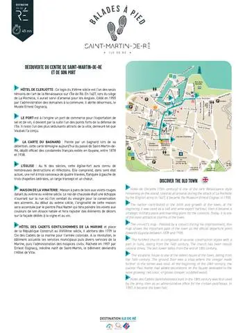 Découverte du centre de Saint-Martin-de-Ré et de son port