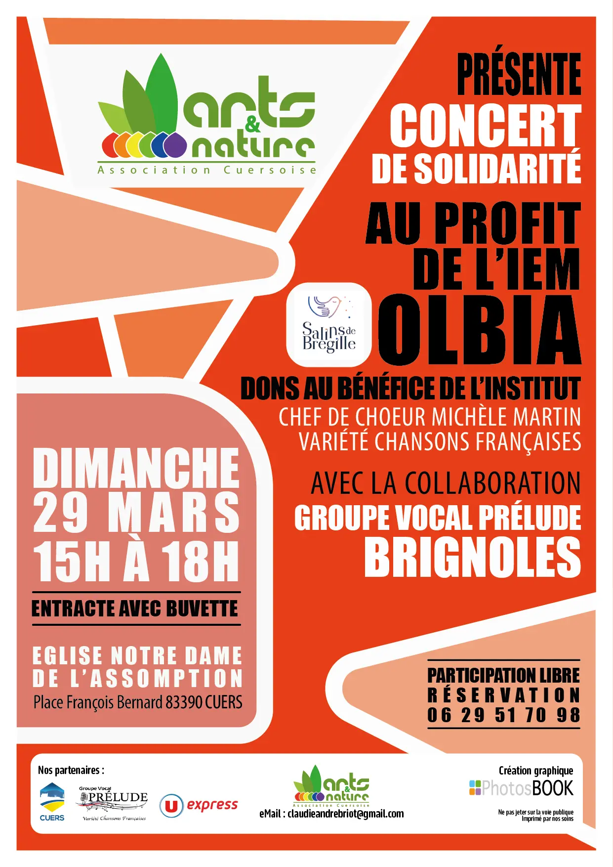 Concert de solidarité à Cuers