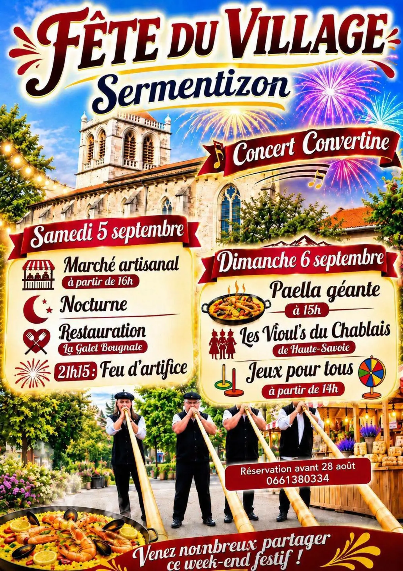 Programme du weekend
