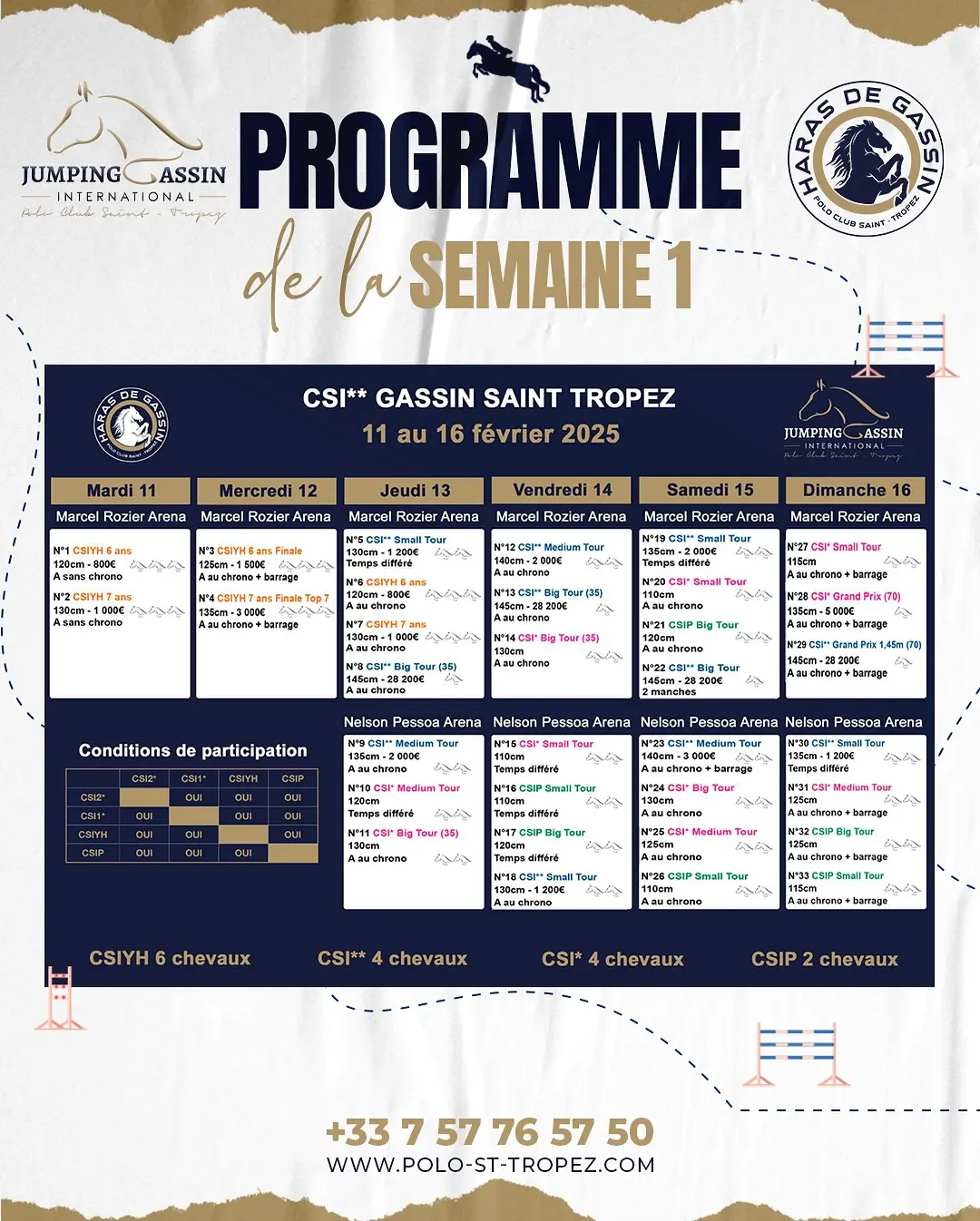 Concours de sauts international - Jumping International du Haras de Gassin