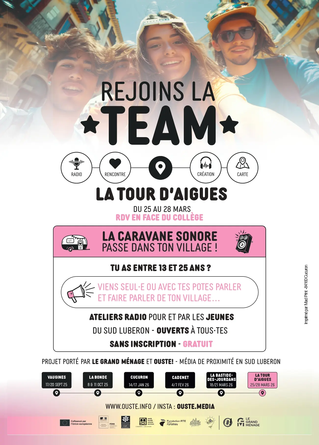 La Caravane sonore porté par le Grand Ménage passe à La Tour d' Aigues_La Tour-d'Aigues