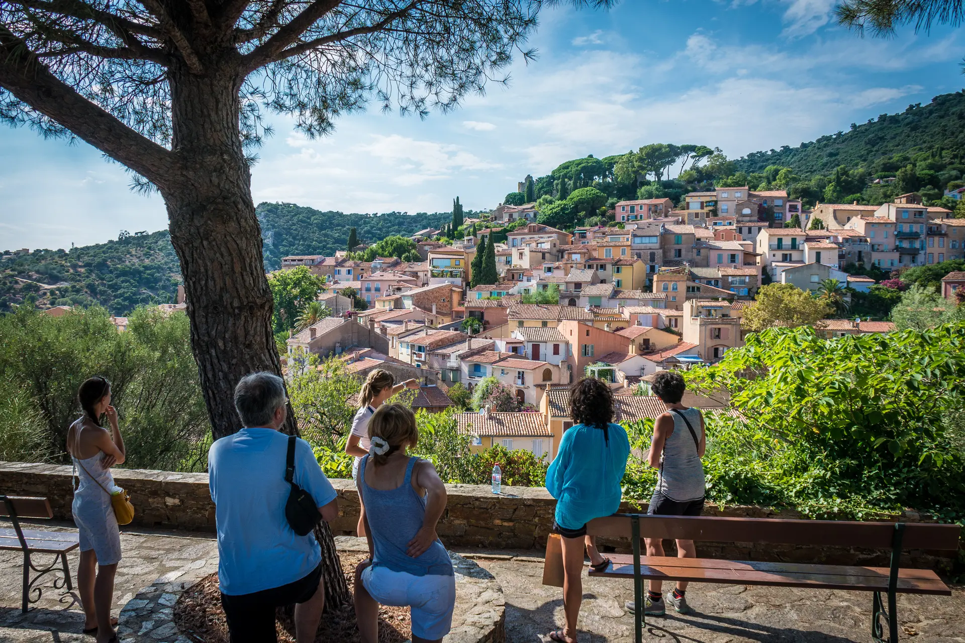 Point de vue sur le village