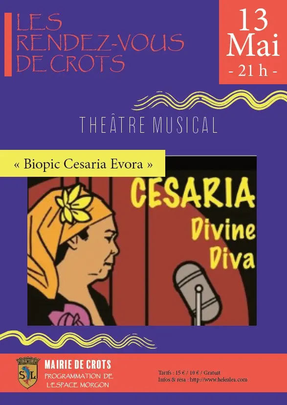 Théâtre musical Césaria divine Diva (Biopic Césaria Evora)_Crots