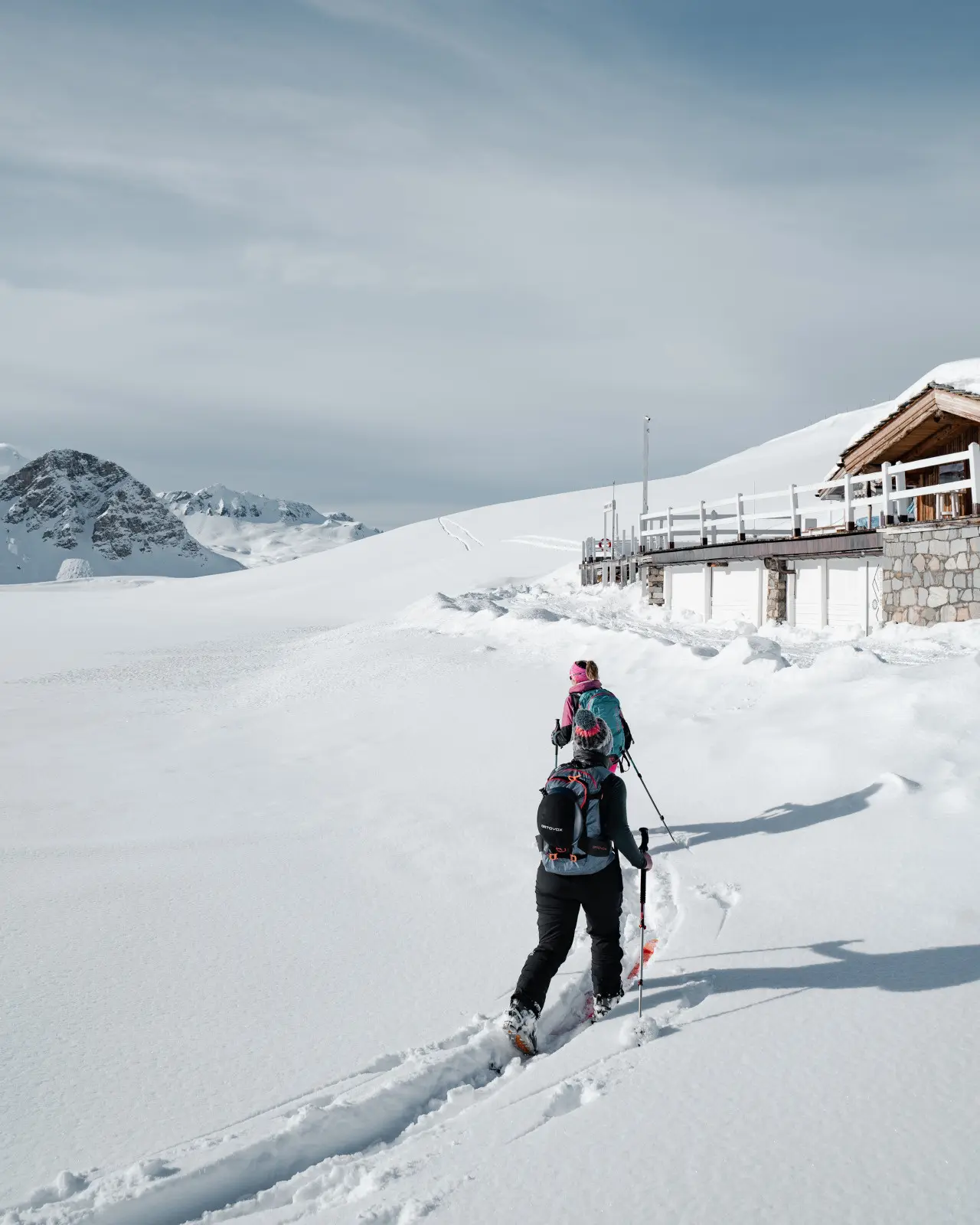 Piste ski de randonnée - Écureuil Val d'Isère