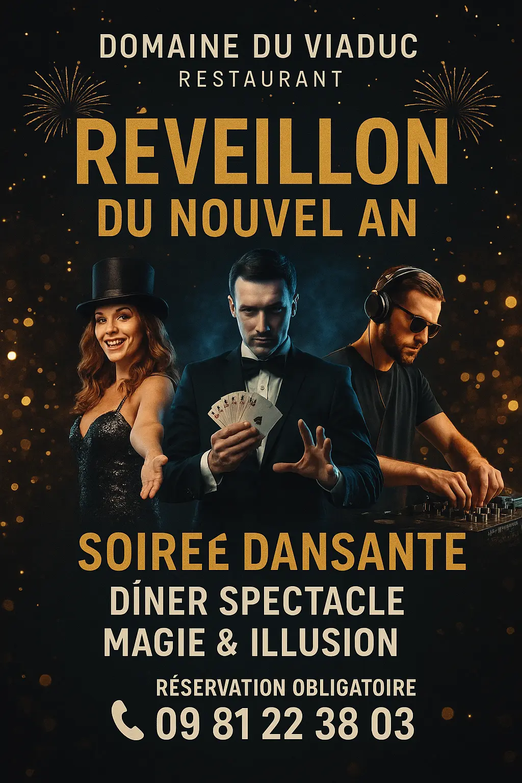 Soirée réveillon du jour de l’an