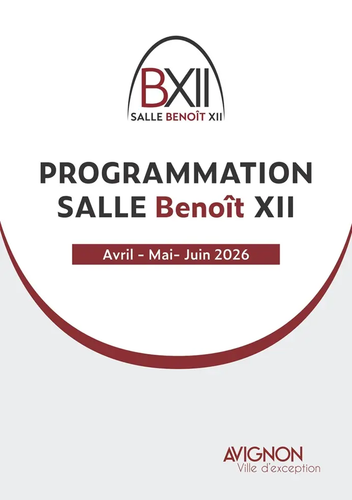 Visuel programme théâtre Benoit XII avril-juin