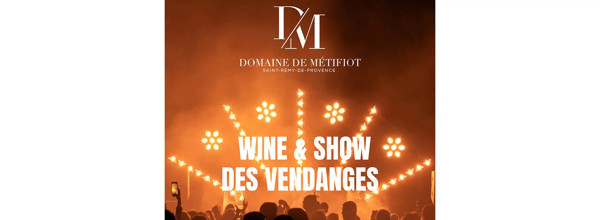 Affiche évènement Wine & Show des vendanges au Domaine de Métifiot