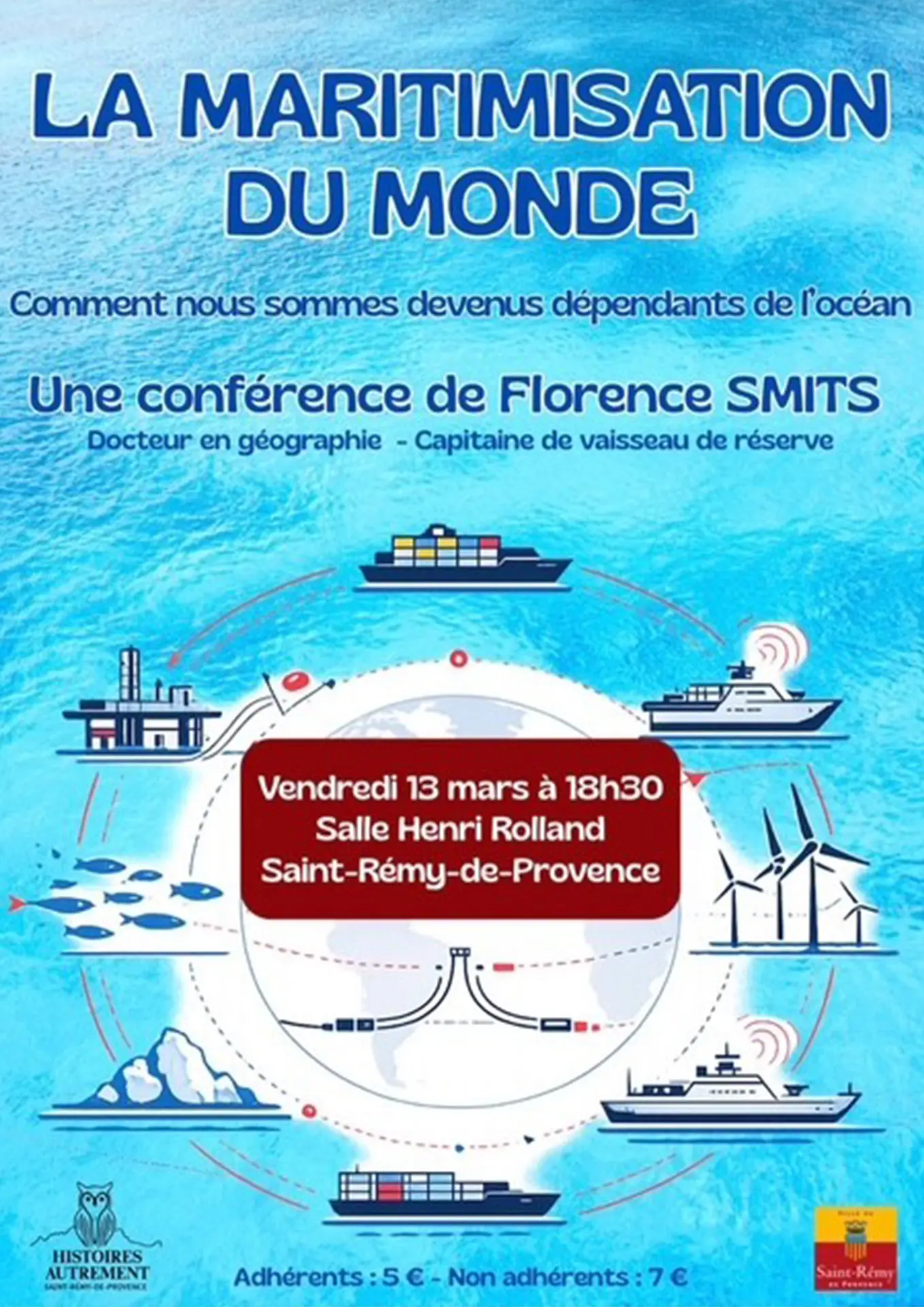 Affiche de la conference sur la maritimisation du monde
