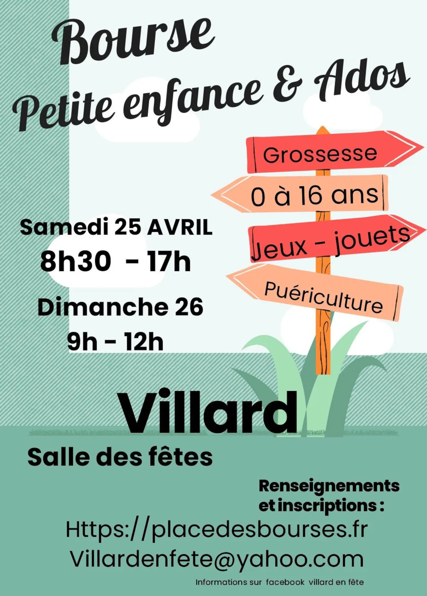 Bourse Petite Enfance Printemps / Eté_Villard