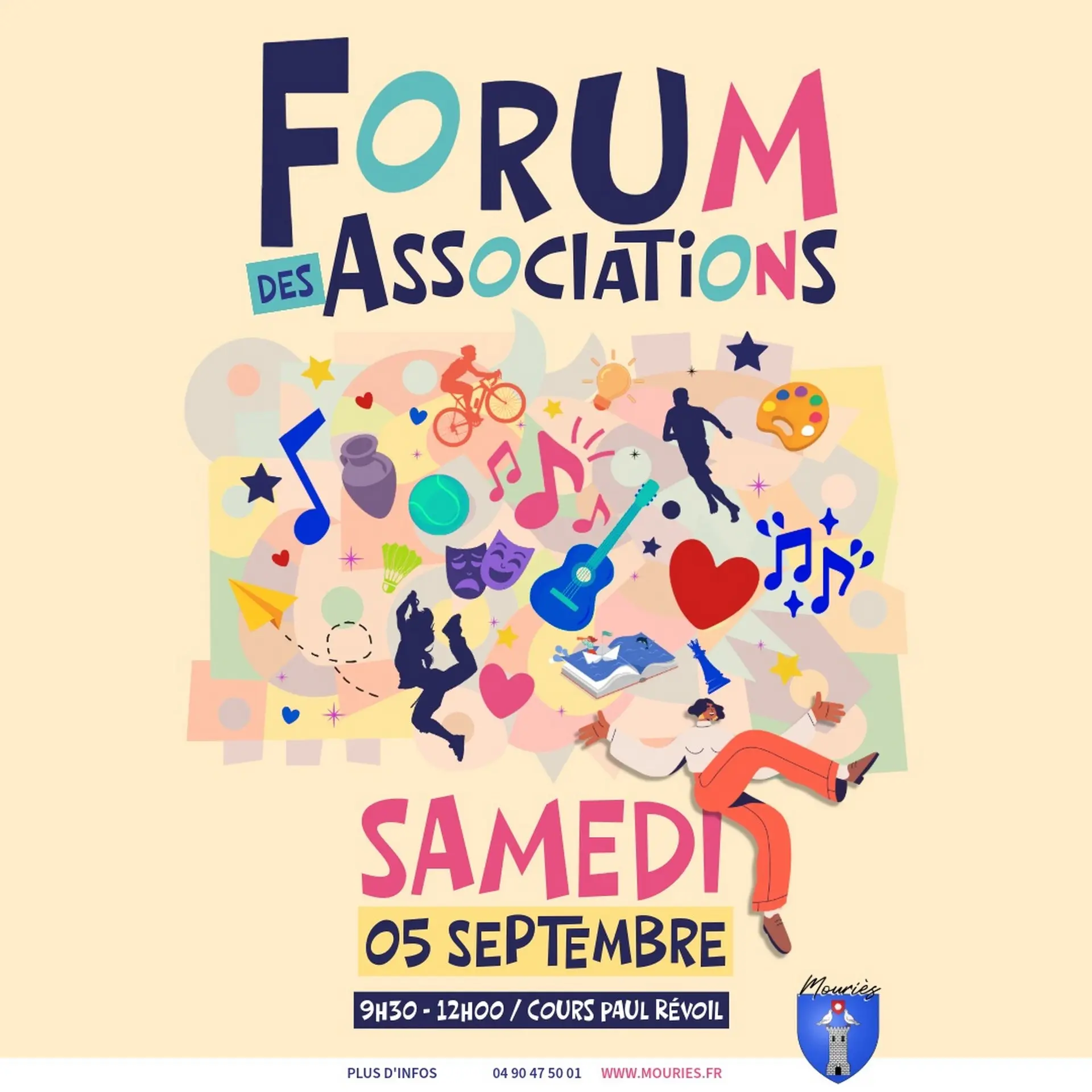 Affiche Journée des associations à Mouriès 05.09.26