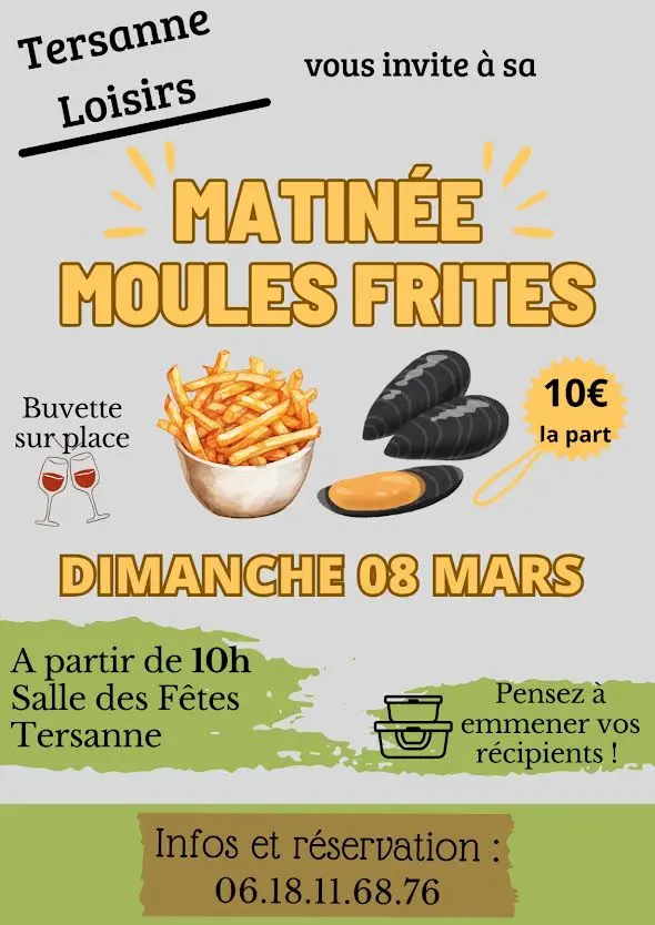 Affiche expliquant l'évènement