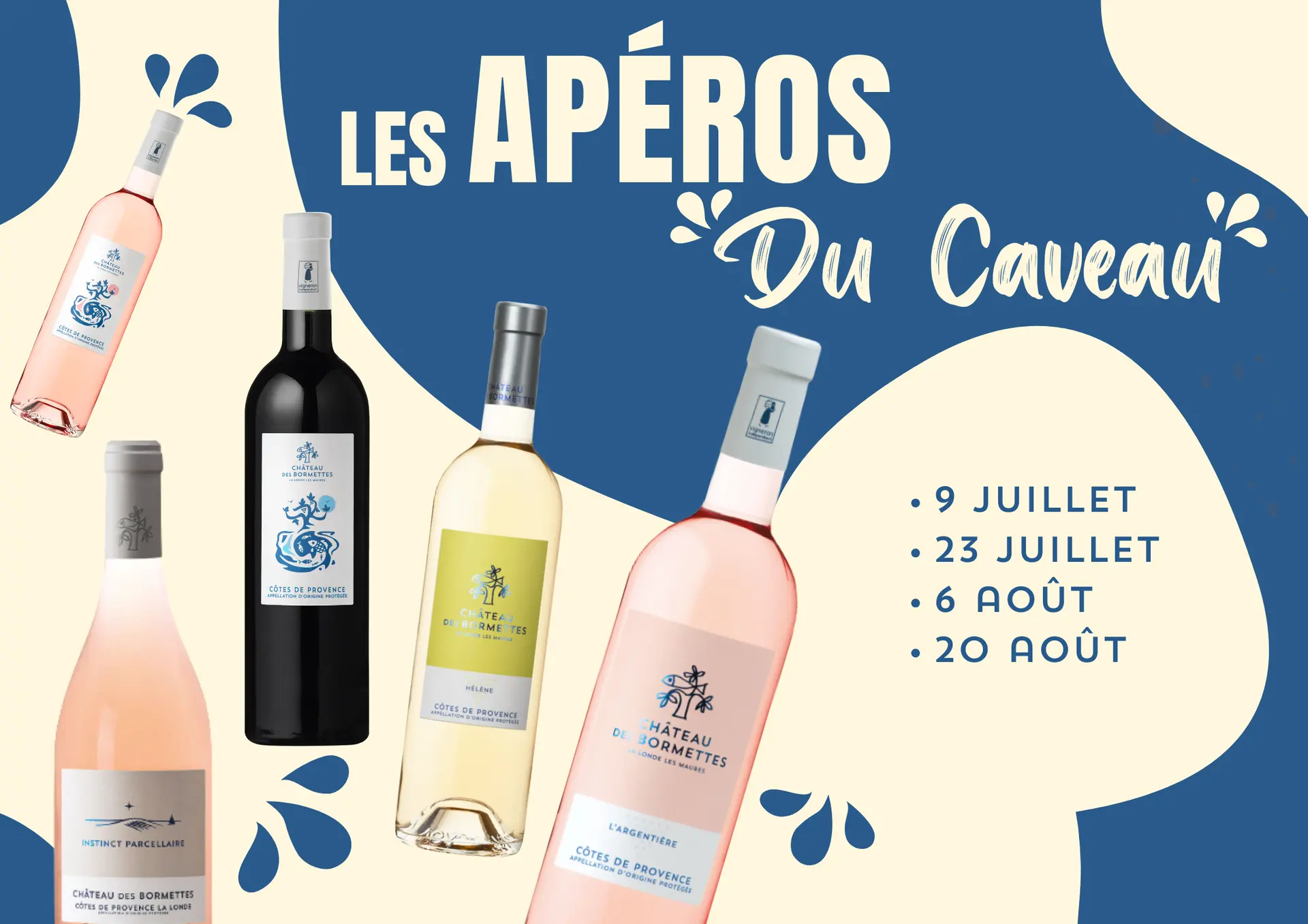 Les apéros du caveau au Château des Bormettes_La Londe-les-Maures