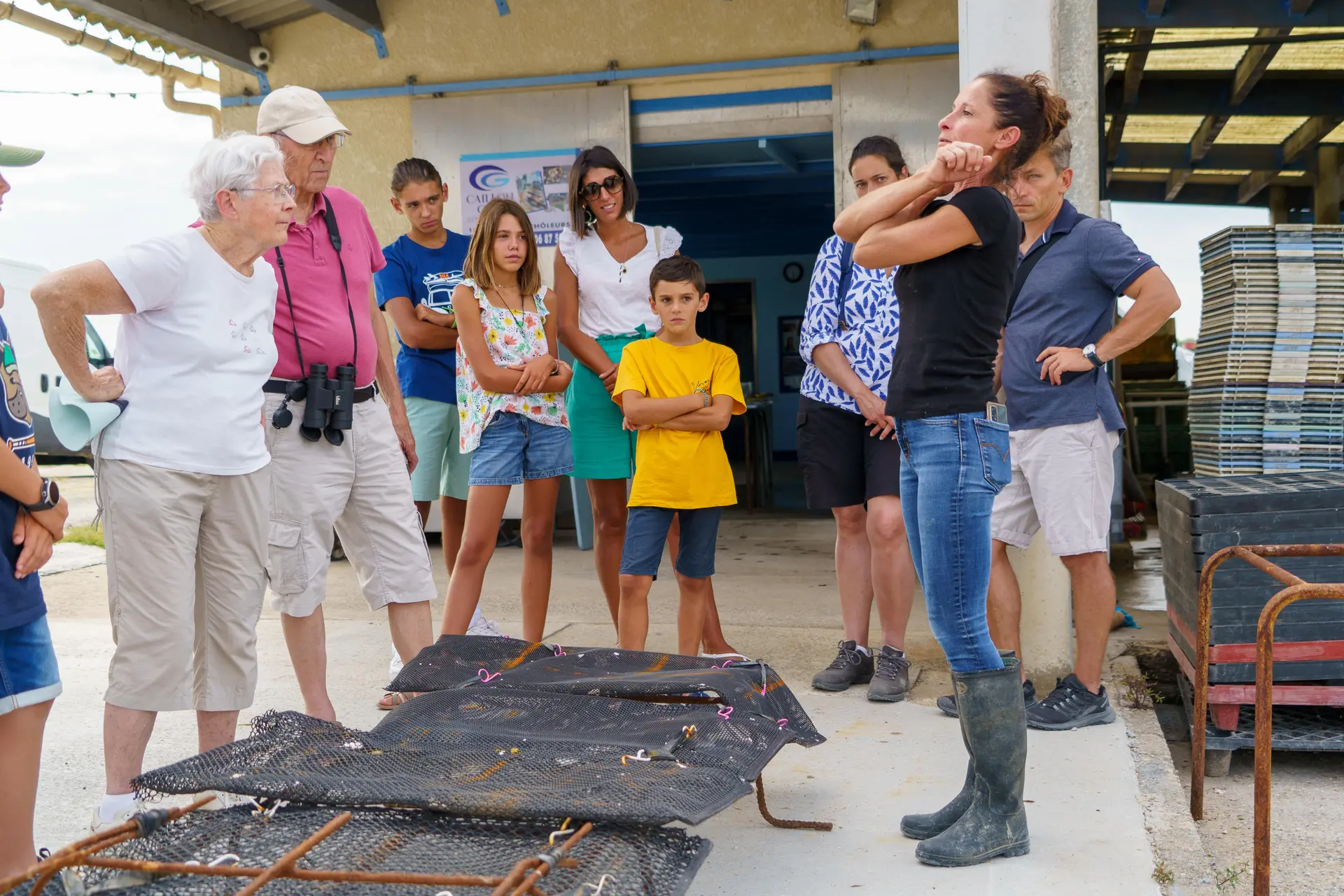 Visite guidée au sein d 'une cabane ostréicole à Châtelaillon-Plage
