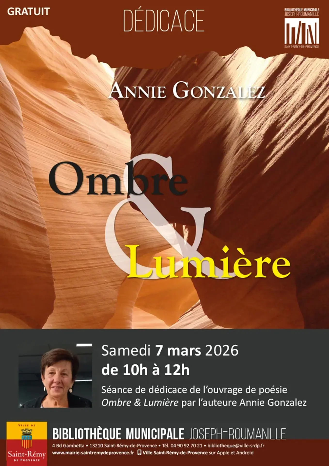 Dédicace de l'ouvrage de poésie Ombre & Lumière_Saint-Rémy-de-Provence