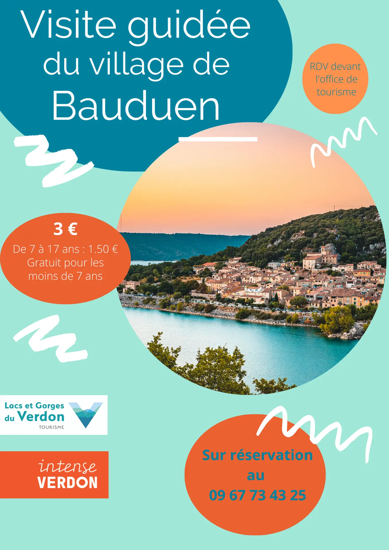 Visite guidée du village de Bauduen