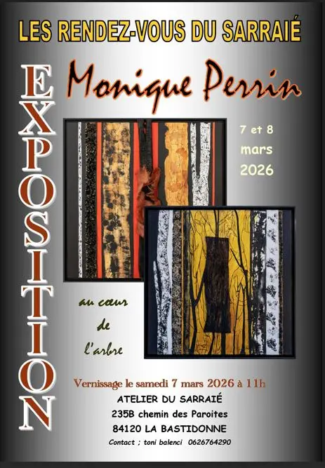 Les rendez vous du Sarraie : Exposition de  Monique Perrin_La Bastidonne