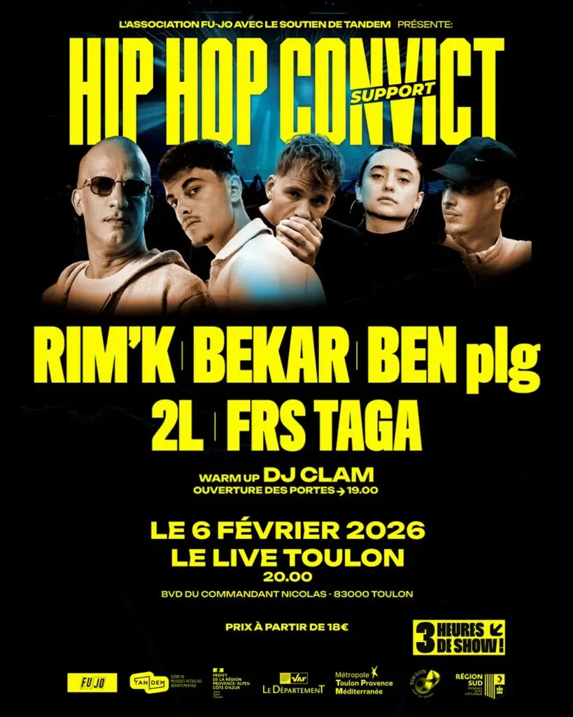 Concert - Hip Hop Convict (Rap)_Toulon