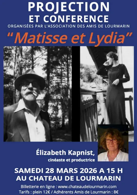 Projection et conférence  Matisse et Lydia » Lourmarin