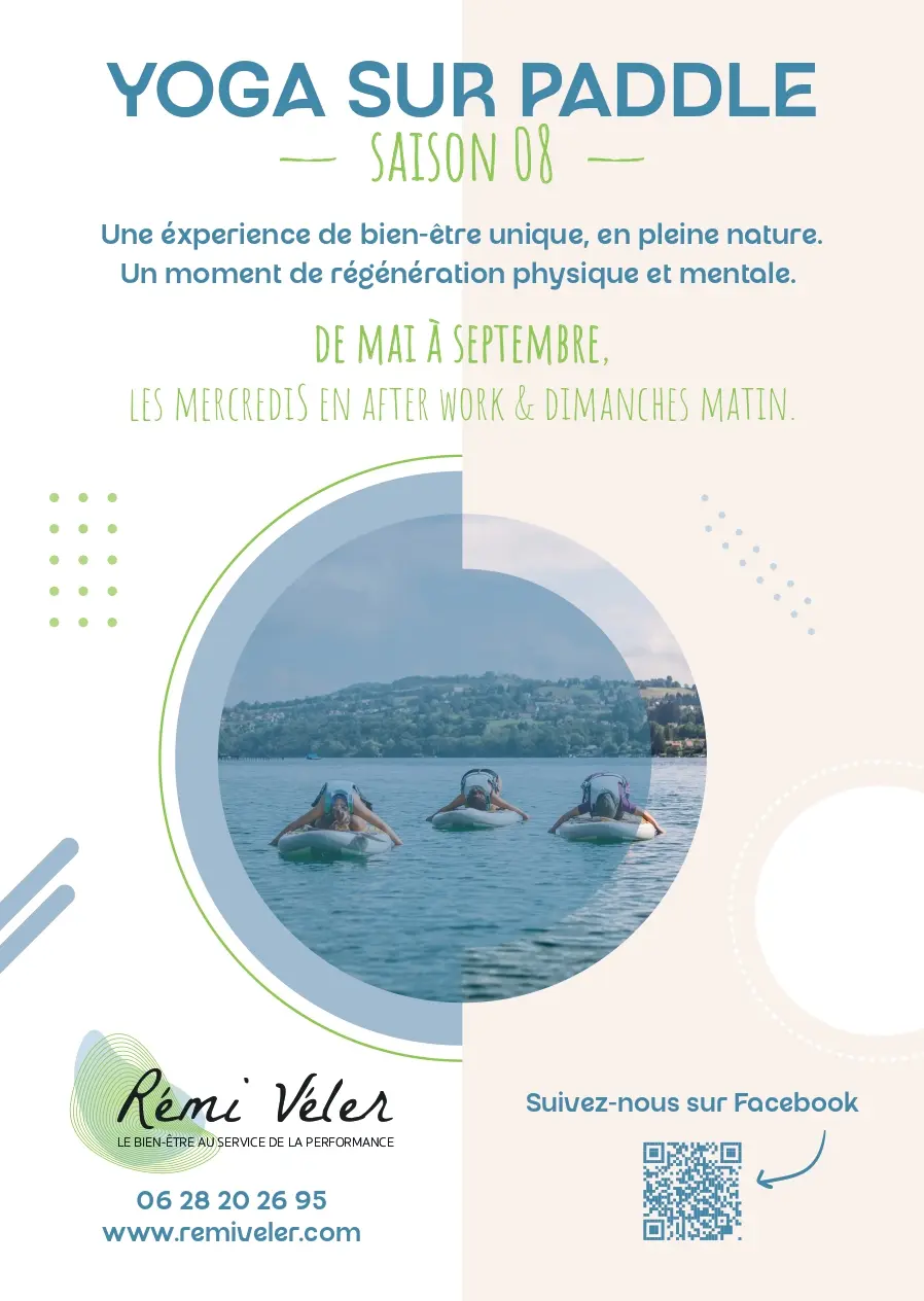 Yoga sur Paddle au lac de Paladru