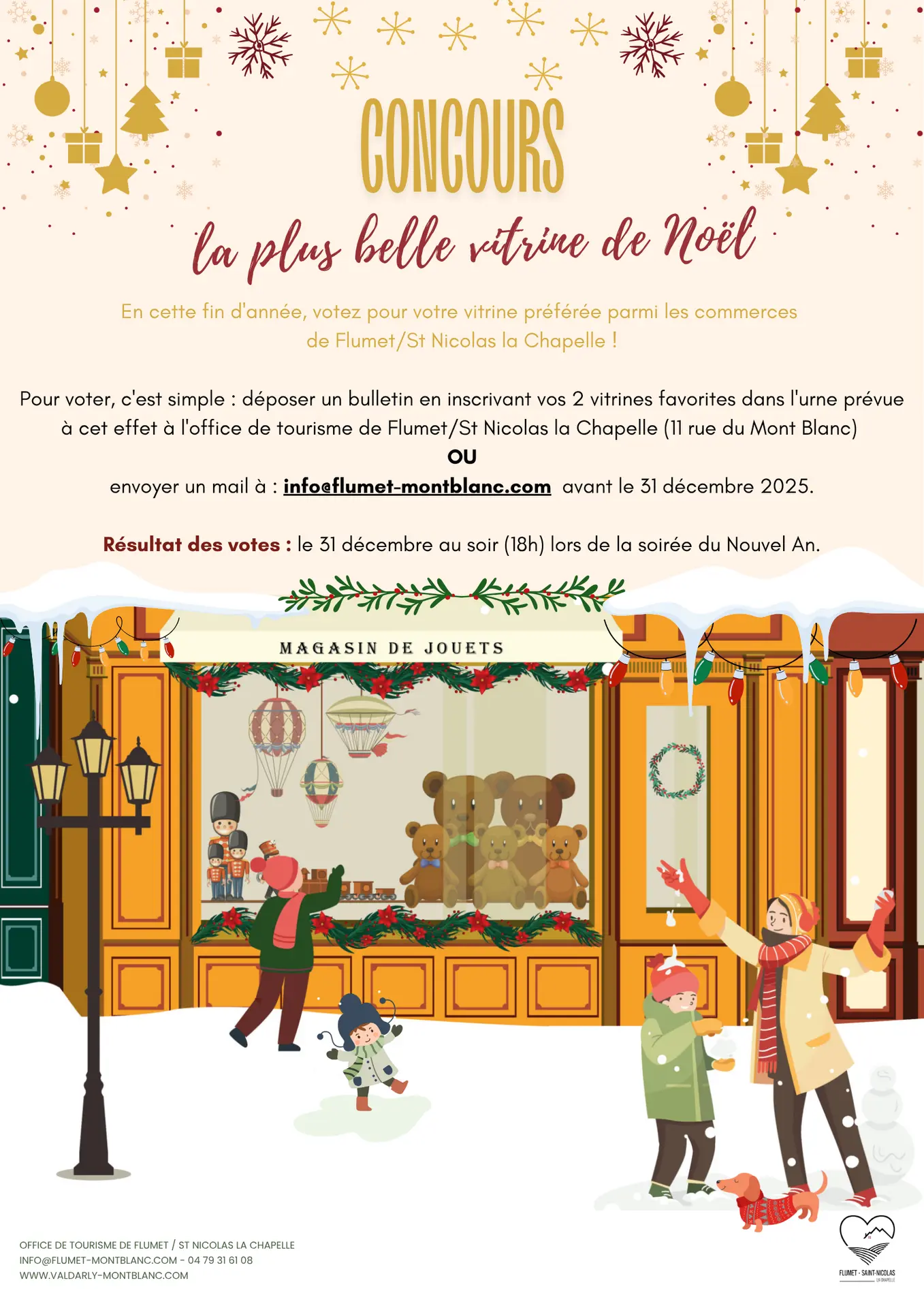 Concours de la plus belle vitrine