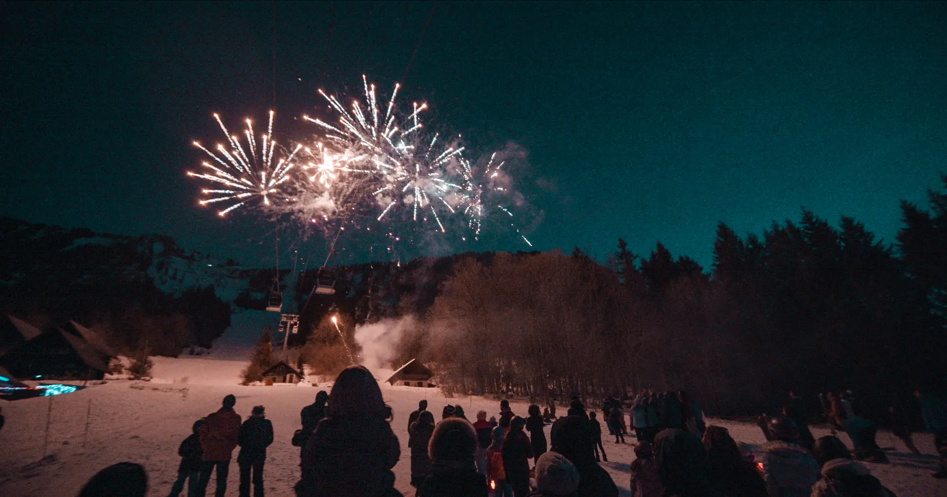 Feux d'artifice à Thollon
