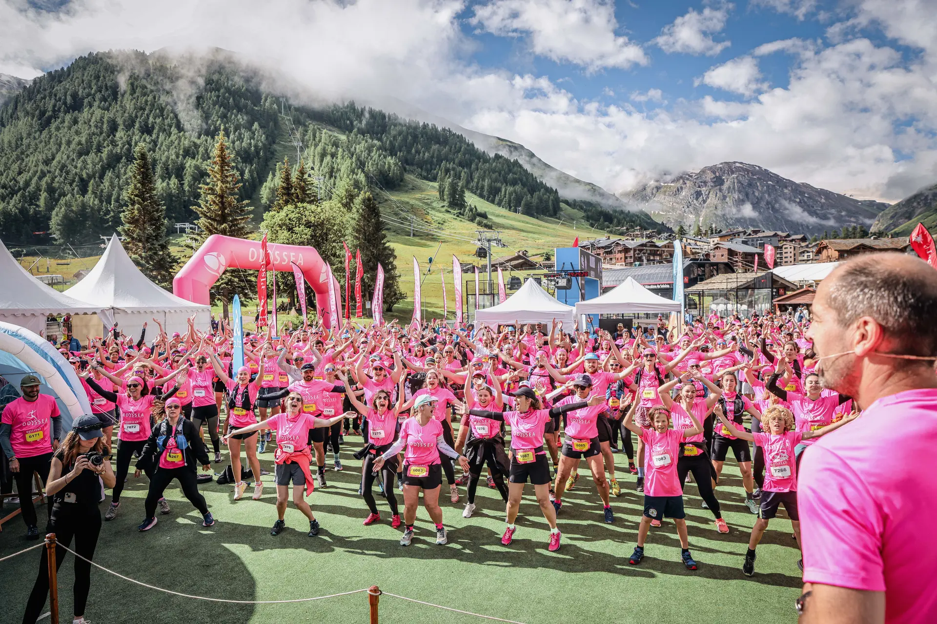 Entrainement Odyssea pendant le High Trail Vannoise de Val d'Isère