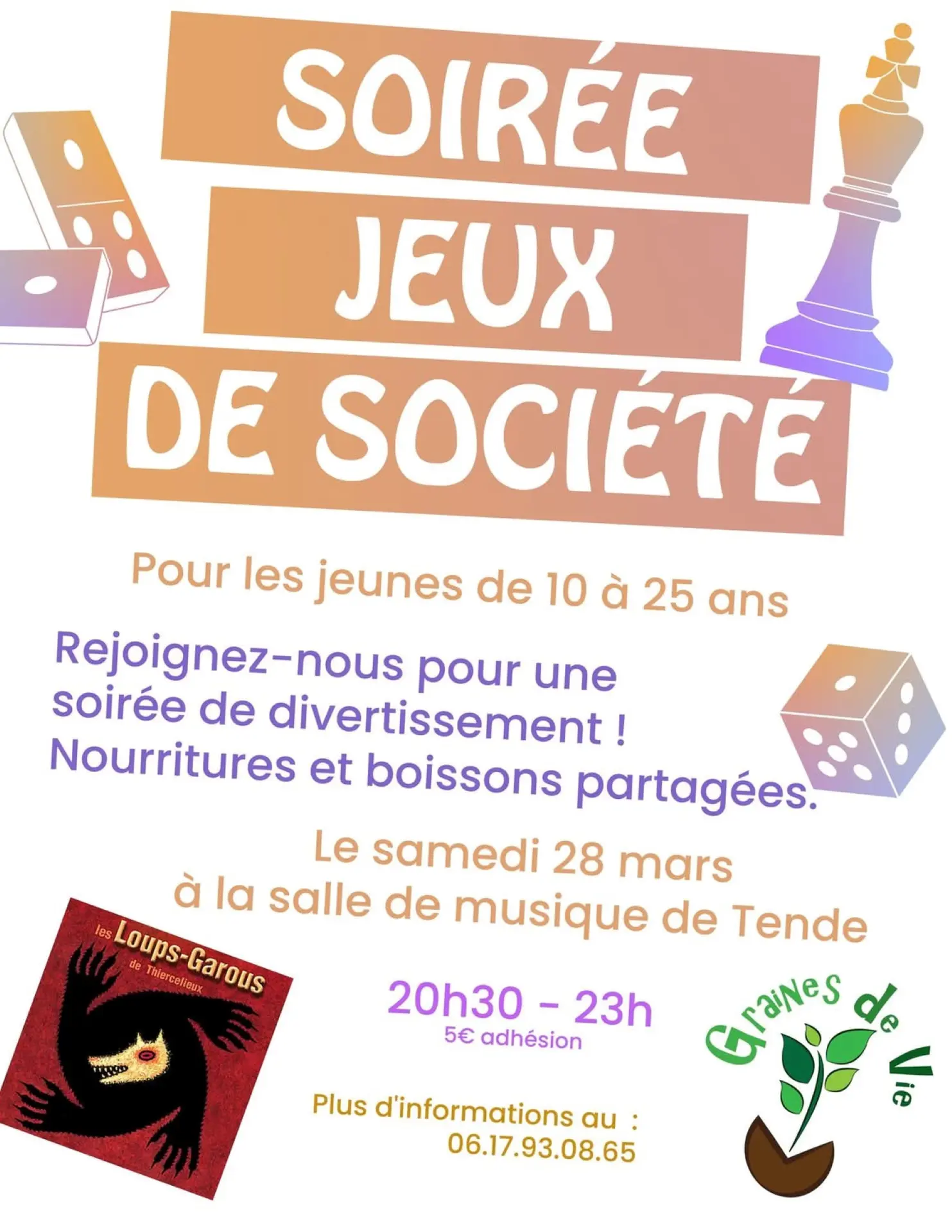 Soirée jeux de société