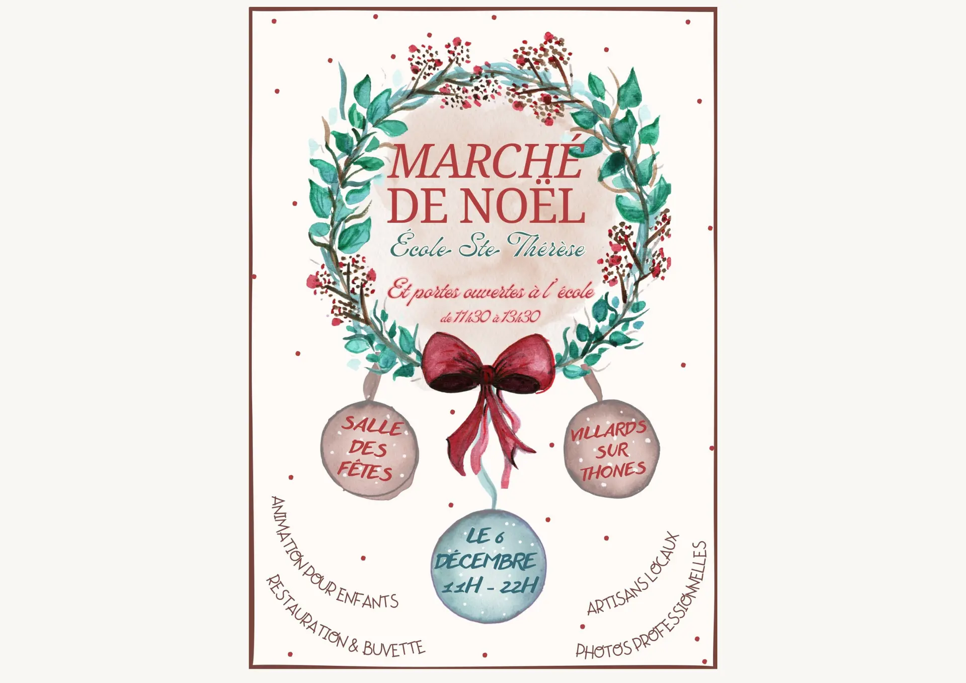 5 ème édition du marché de Noël_Les Villards-sur-Thônes