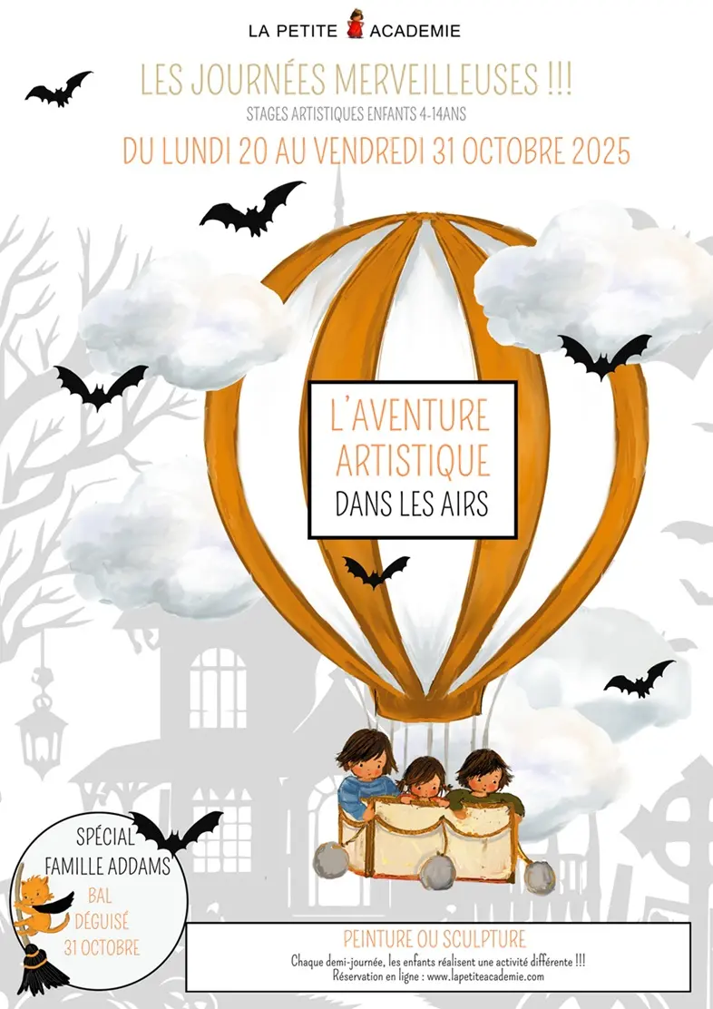 Visuel Les journées merveilleuses - Stages artistiques jeune public à La Petite Académie_Avignon
