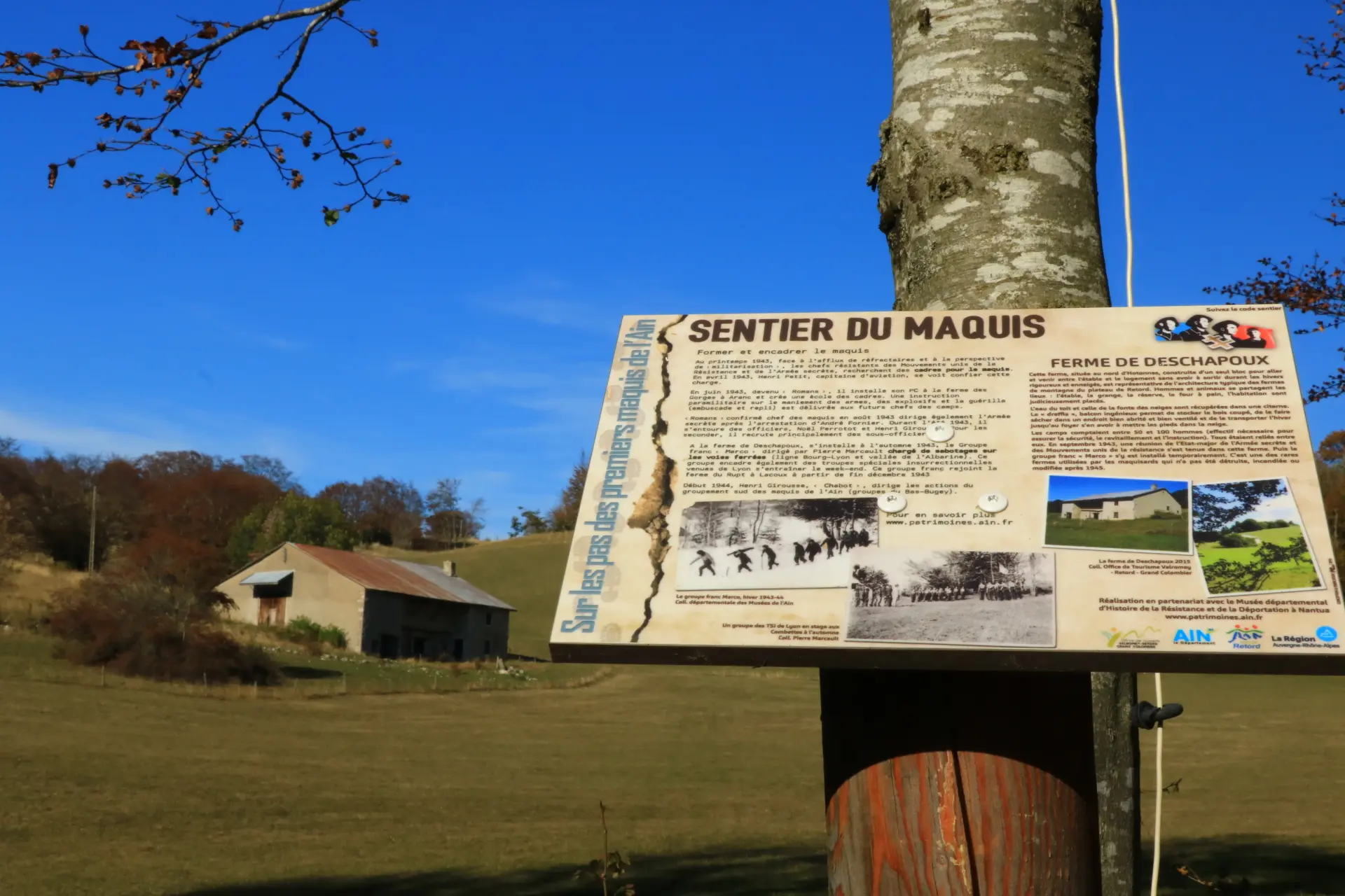 HistoireS de RésistanceS : randonnée commentée du sentier du Maquis, sur le Plateau de Retord