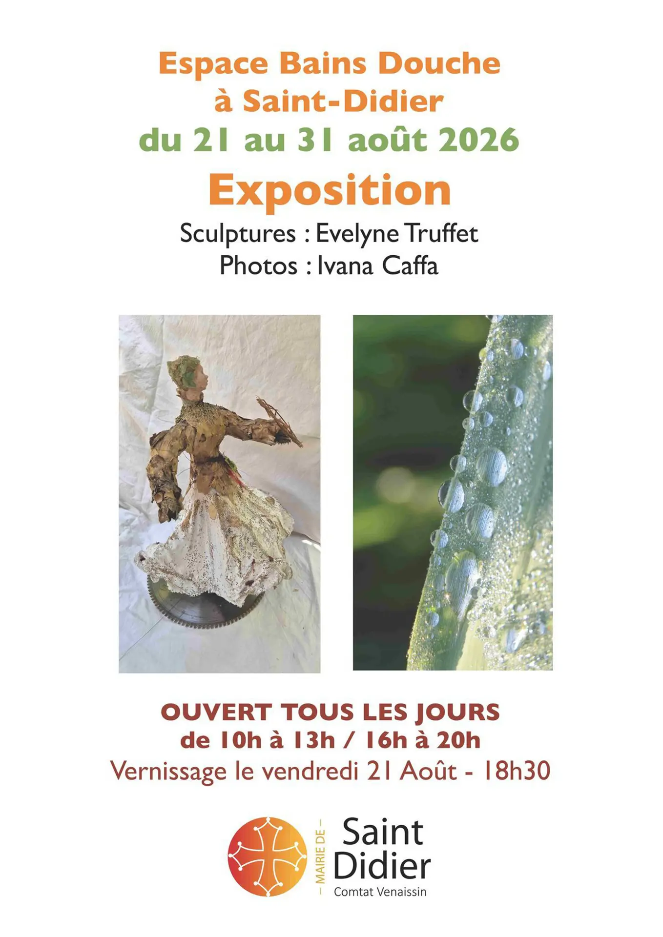 Exposition : sculptures et photos_Saint-Didier