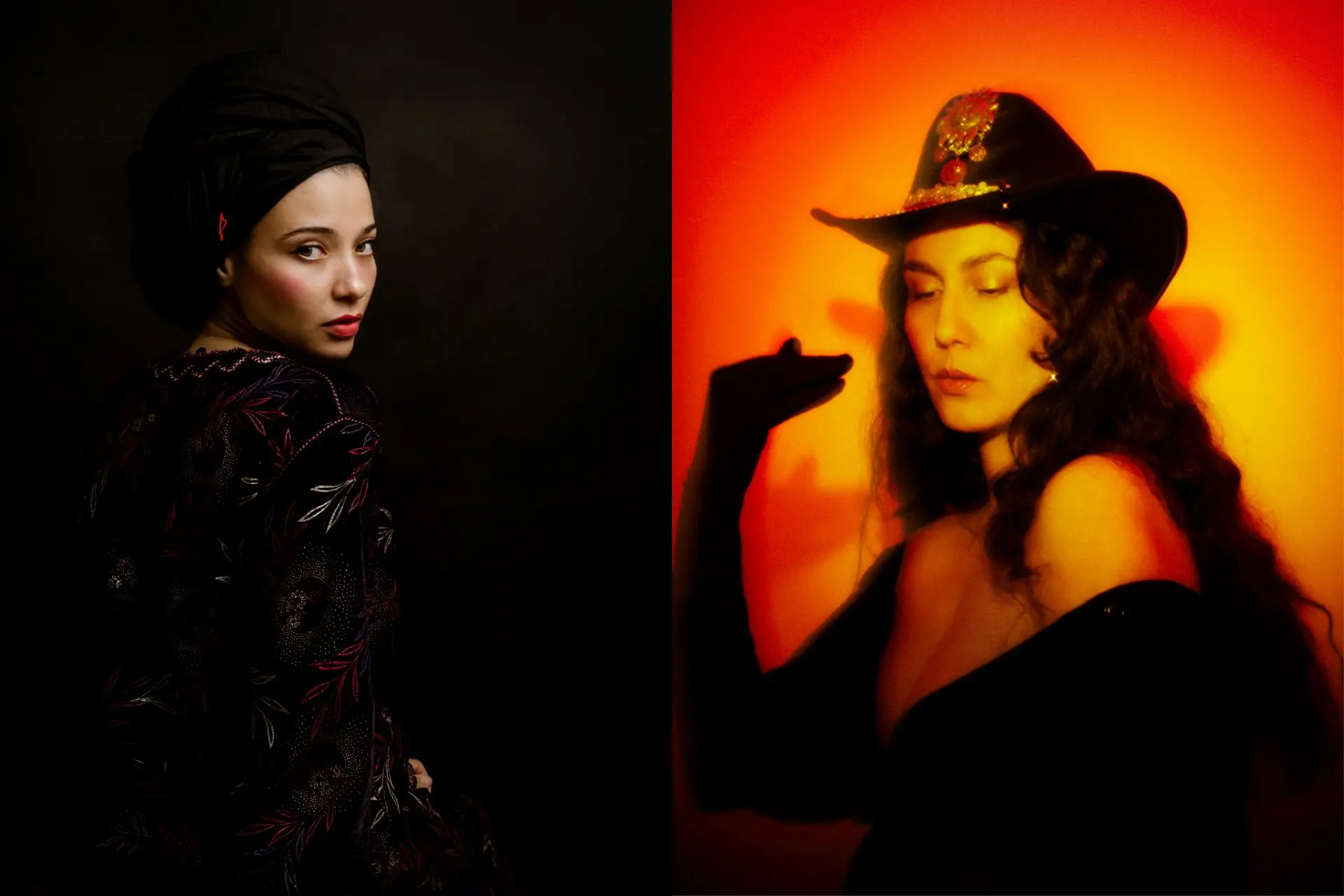 photos des 2 artistes