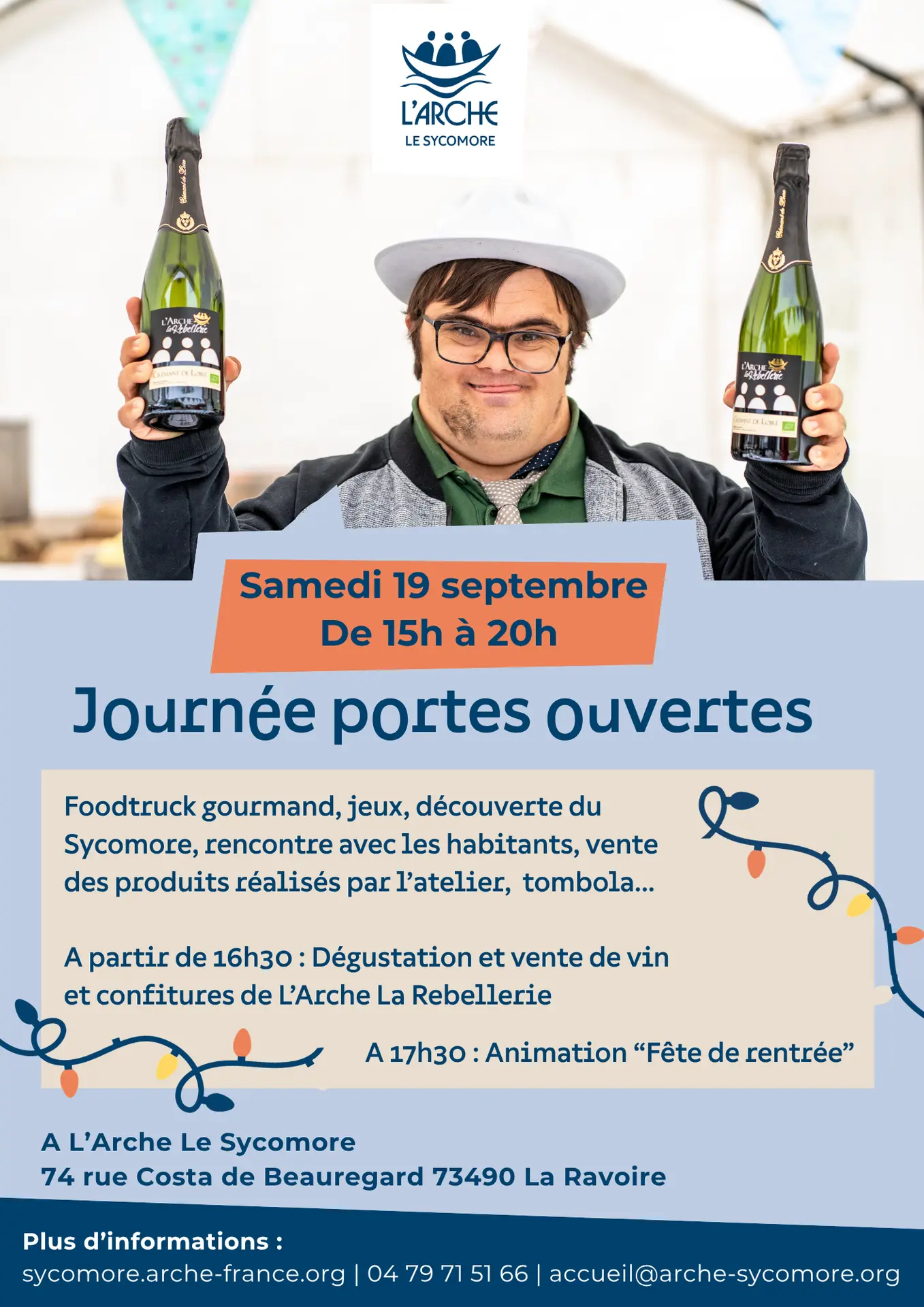 Affiche Journée portes ouvertes et dégustation de vin