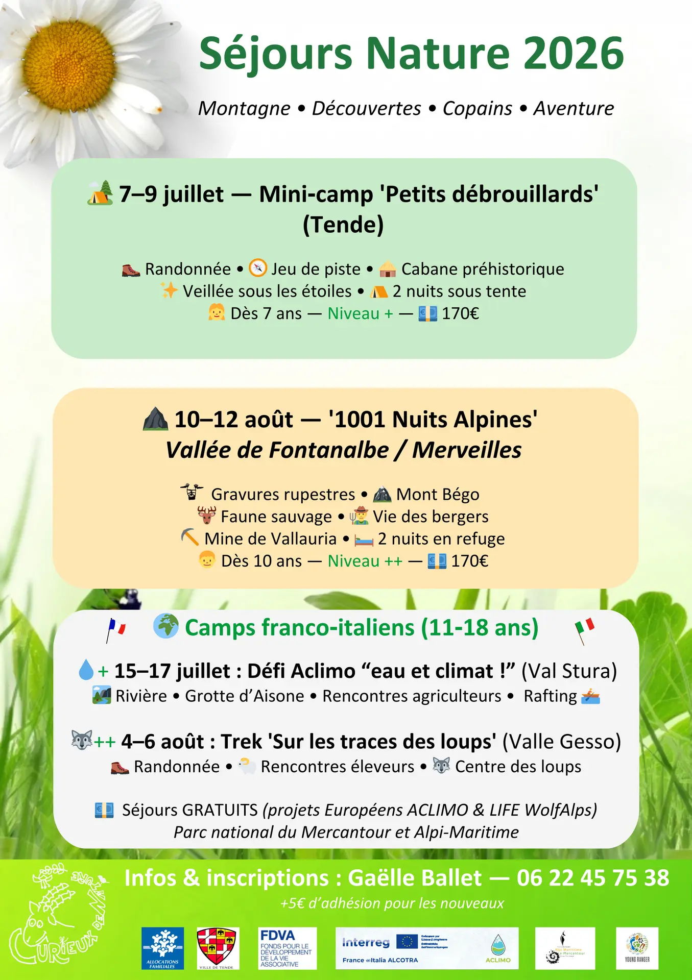 Séjours nature 2026