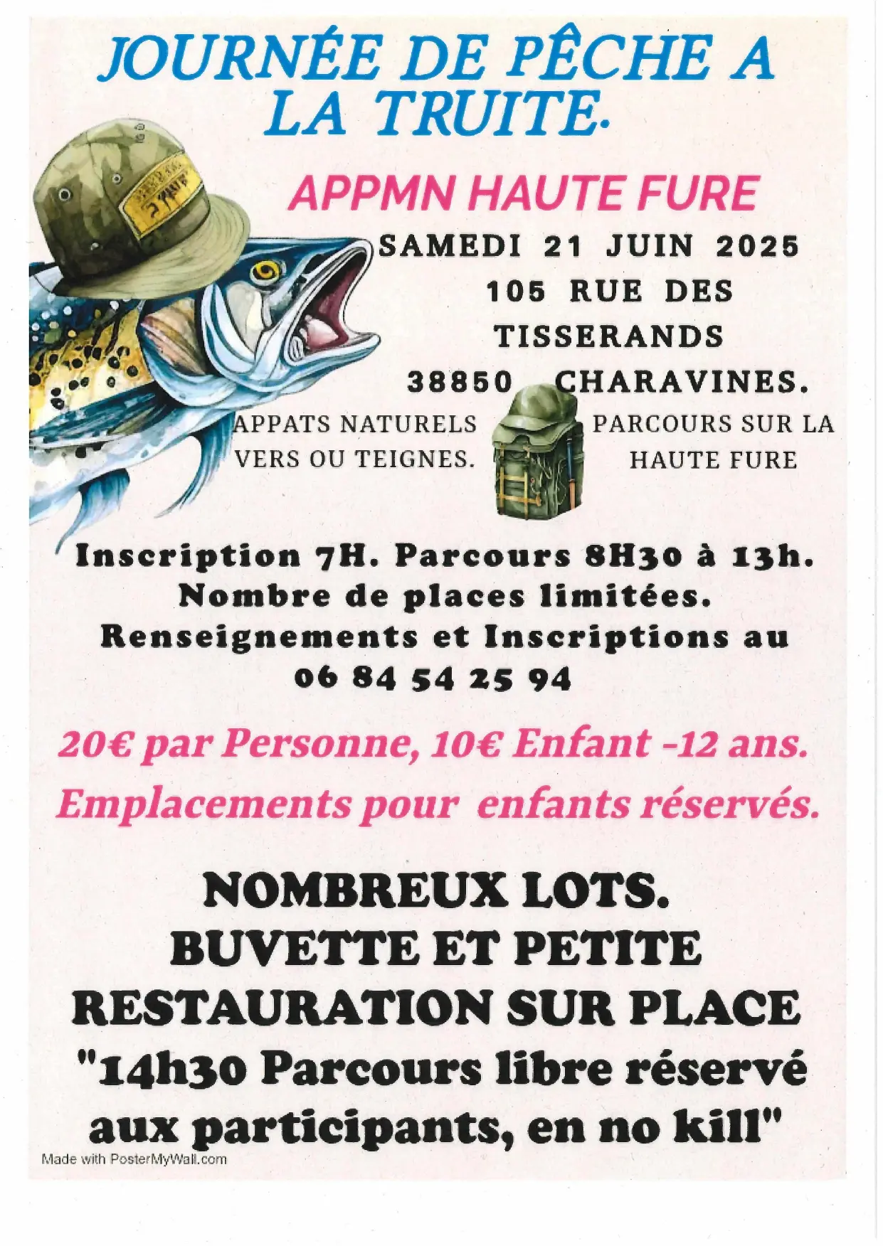 Journée de pêche à la truite