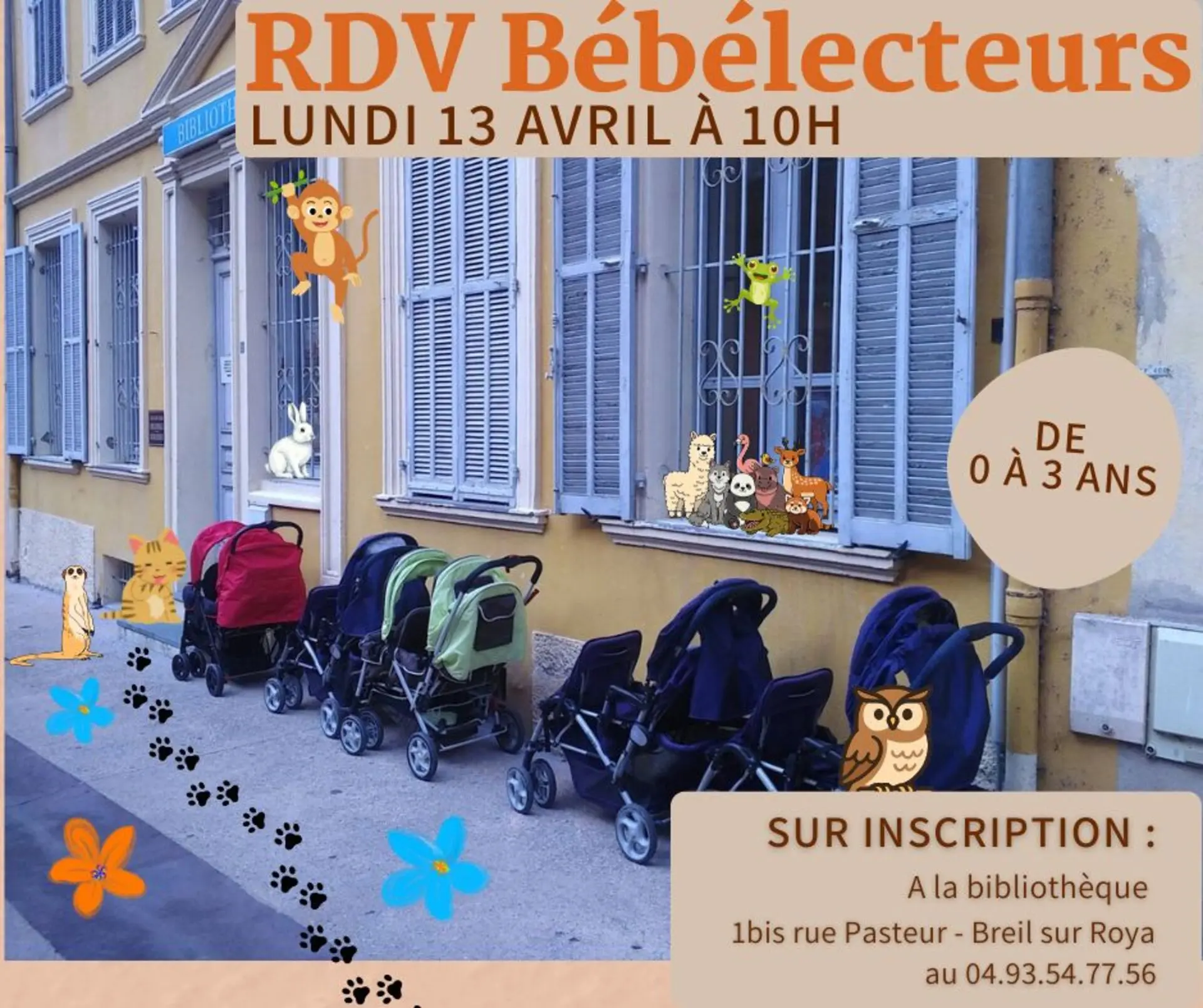 RDV Bébés lecteurs à la bibliothèque