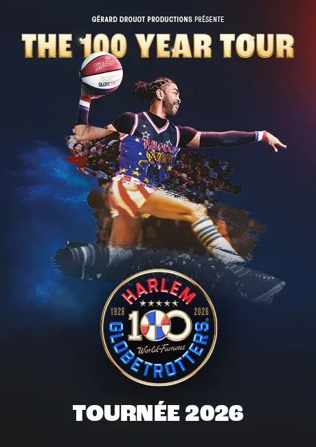 Affiche_The 100 Year Tour - Harlem Globetrotters_Bourg-en-Bresse
