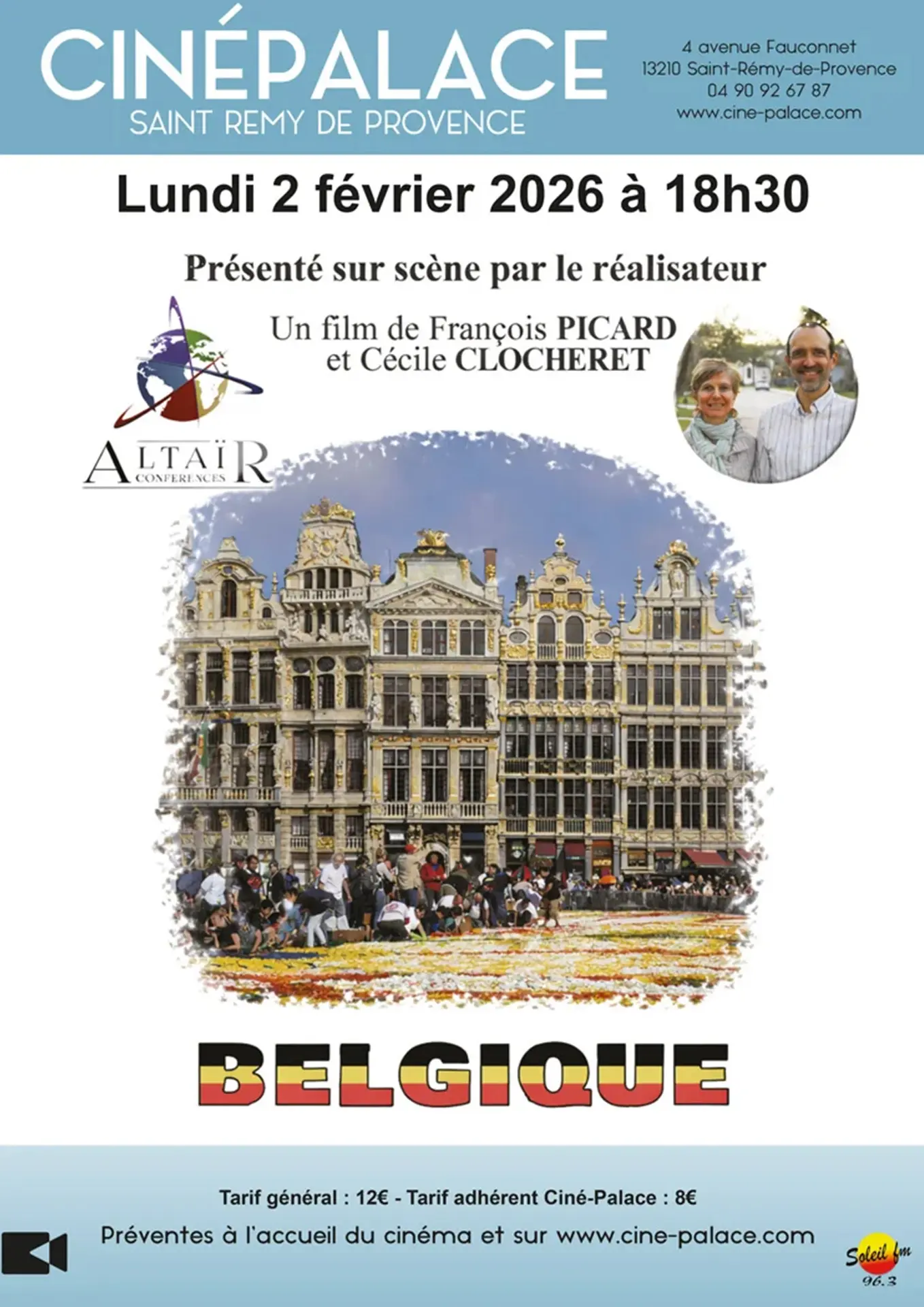 Altaïr Conférences : La Belgique au fil des beaux jours_Saint-Rémy-de-Provence