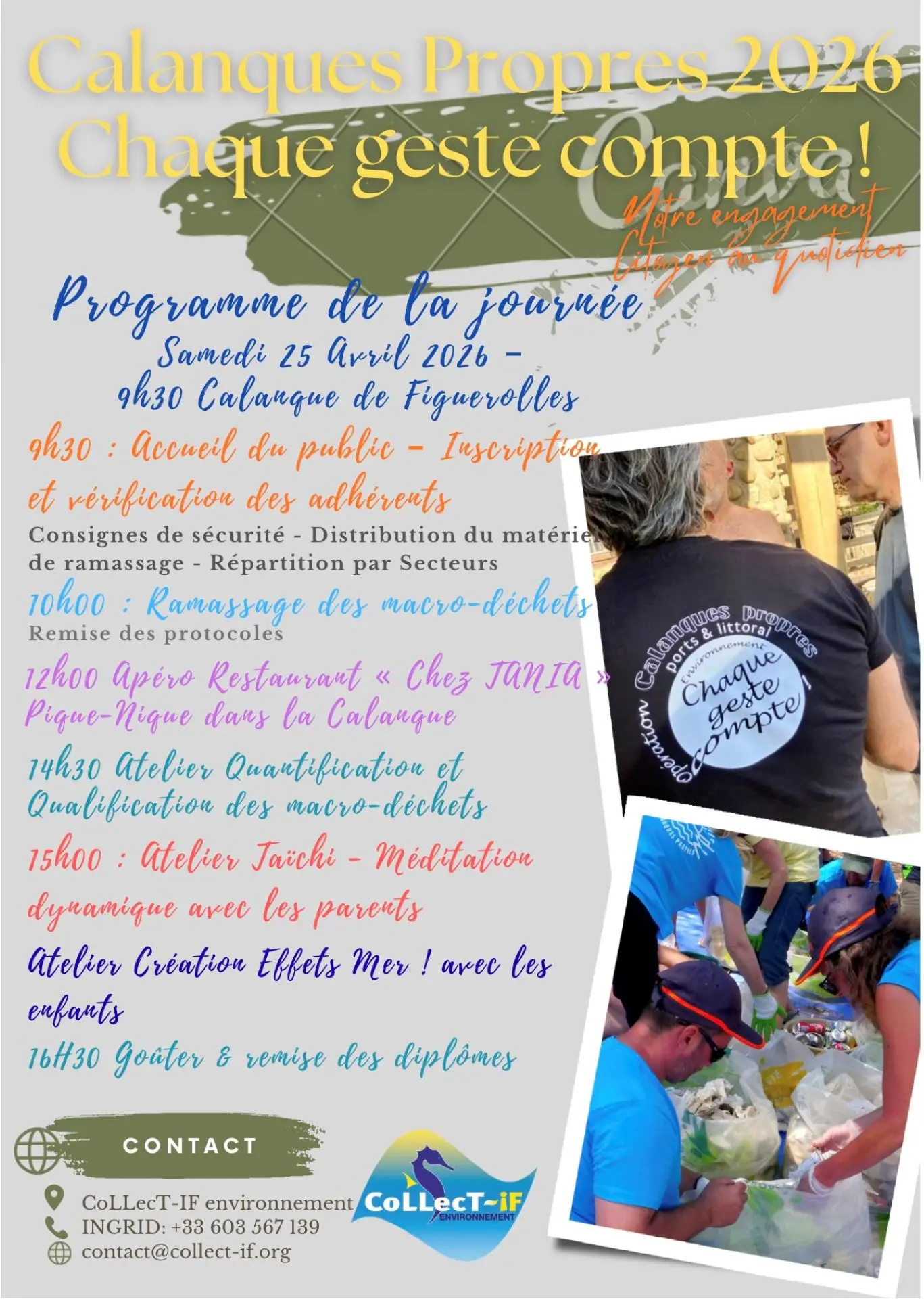 Opération de nettoyage Calanques Propres_La Ciotat