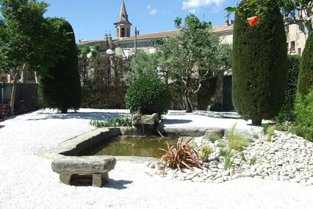 jardins de la bibliothèque