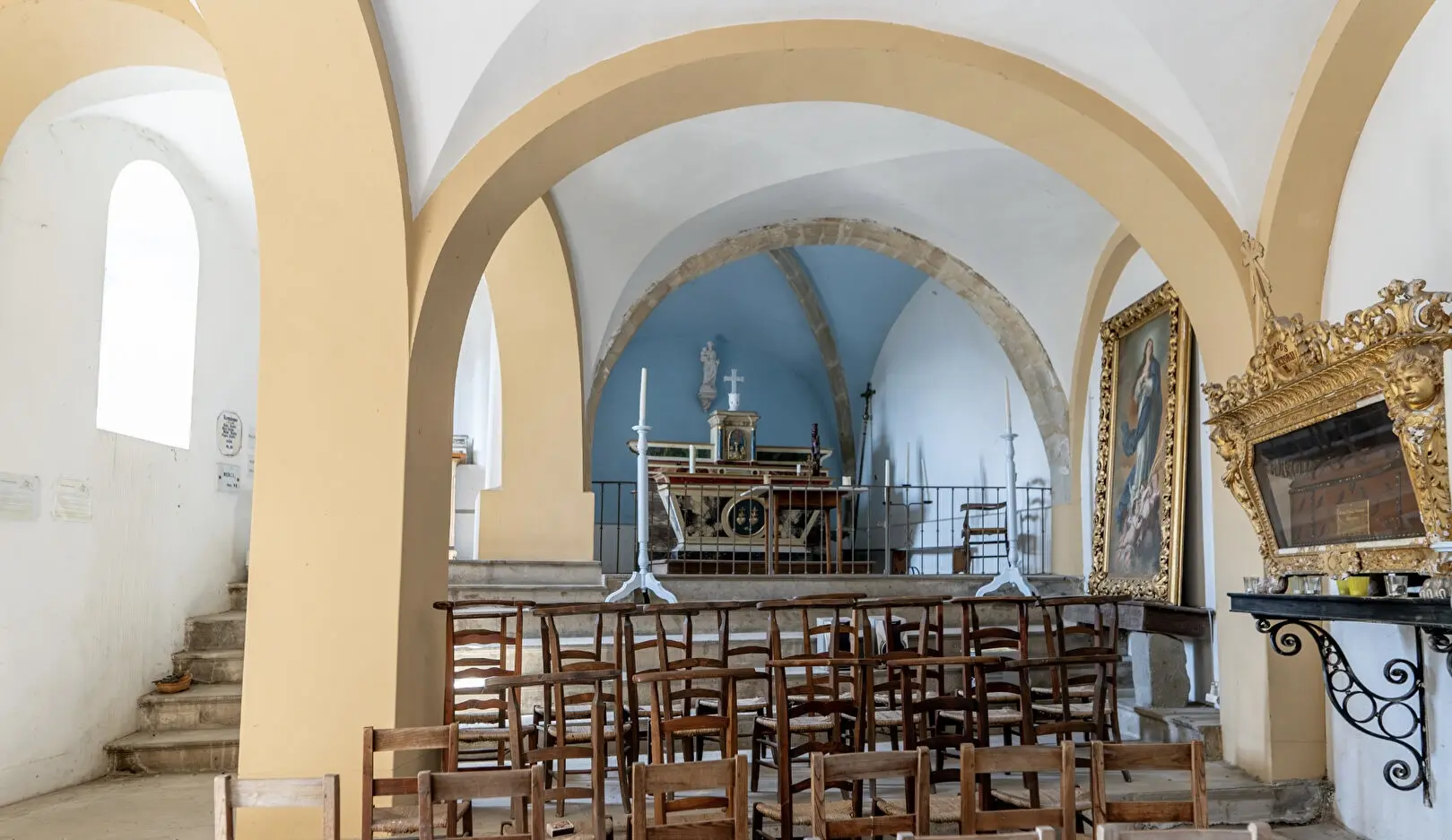 Photo de l'intérieur de la chapelle